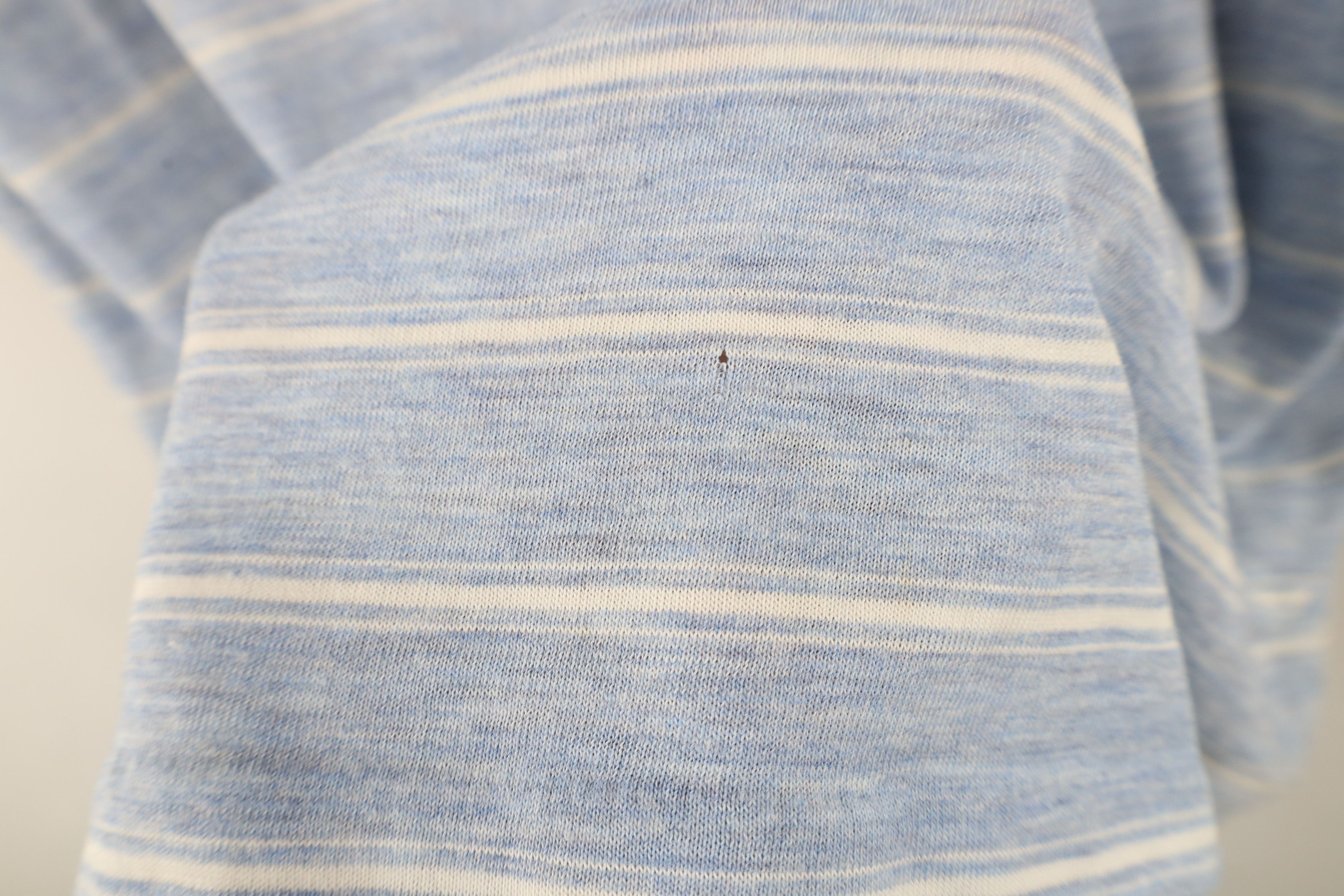Vintage Vintage 70s Streetwear Striped Knit Collared Polo Shirt USA Size US XL / EU 56 / 4 - 6 Thumbnail