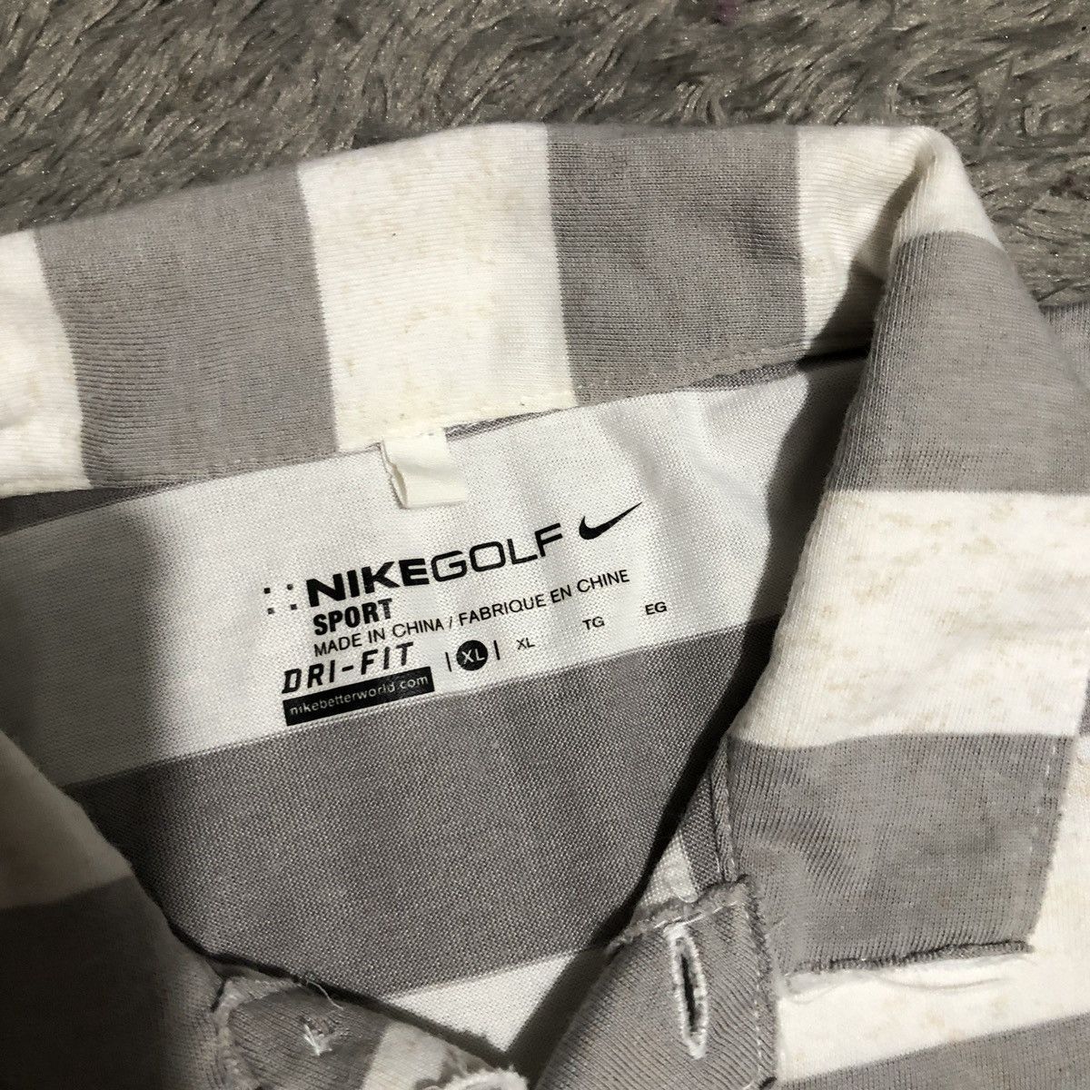 Nike NIKE GOLF STRIPE tshirt Size US L / EU 52-54 / 3 - 5 Thumbnail