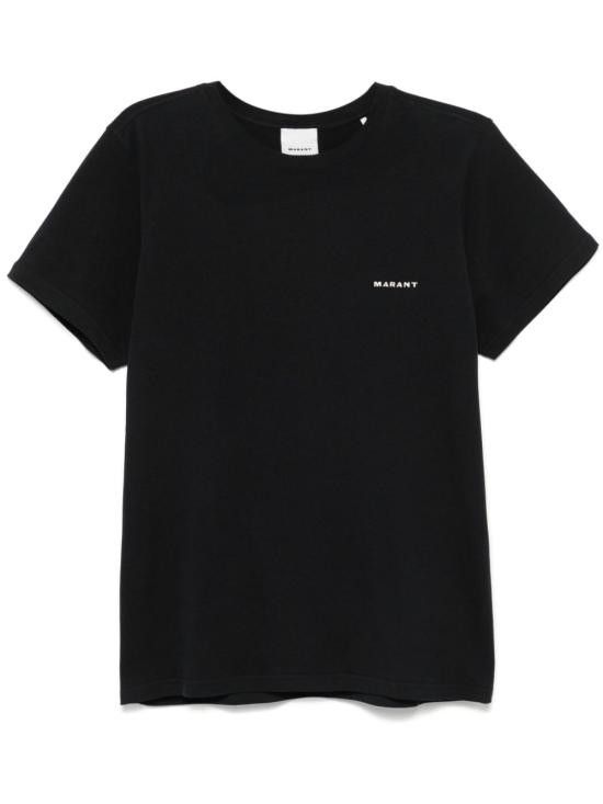 Tシャツ・カットソー ISABEL MARANT Men T-shirt Black TS0047HAB3N13H 01BK ISABEL MARANT Men T-shirt Black TS0047HAB3N13H 01BK (Isabel