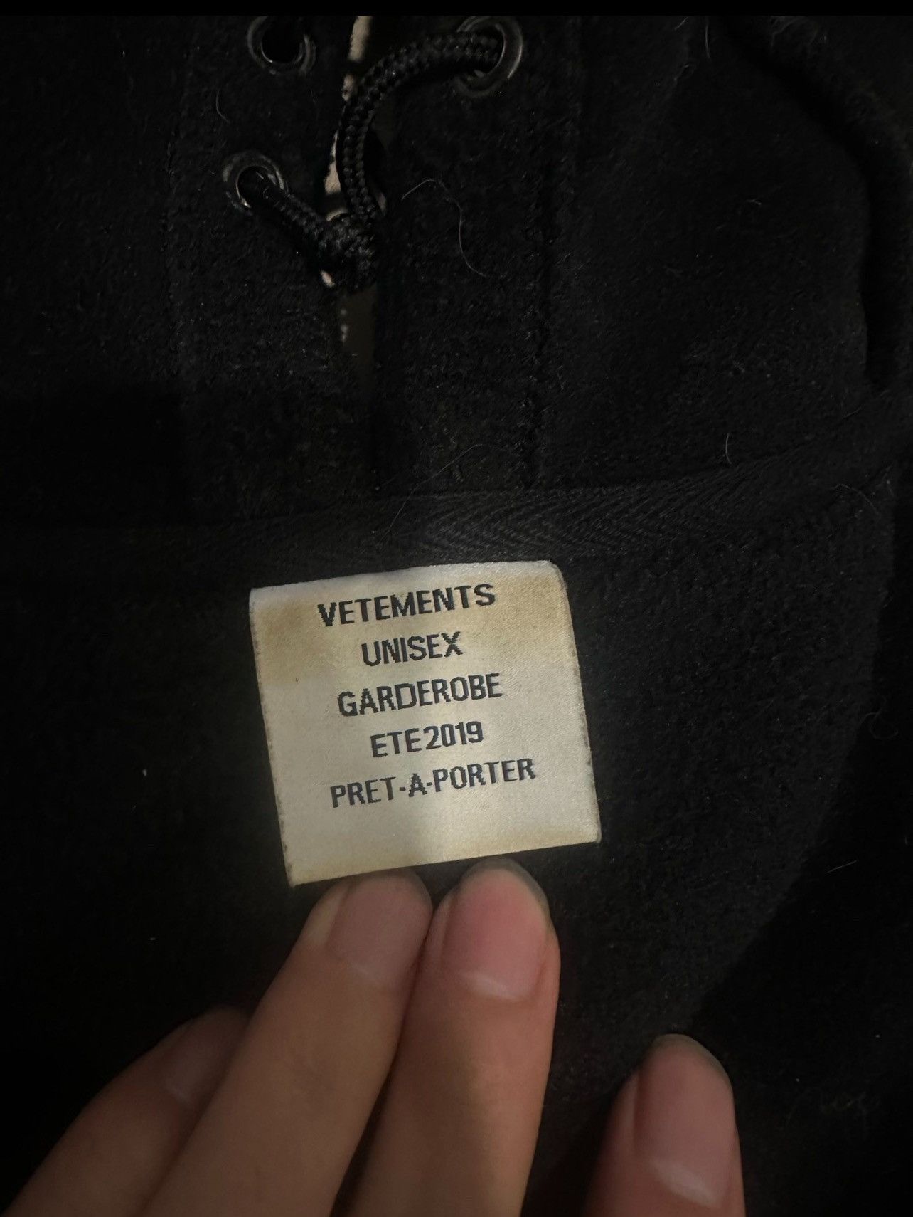 Vetements *RARE* Vetements SS19 Black Gimp Mask Bullet Fleece Hoodie Size US XS / EU 42 / 0 - 12 Thumbnail