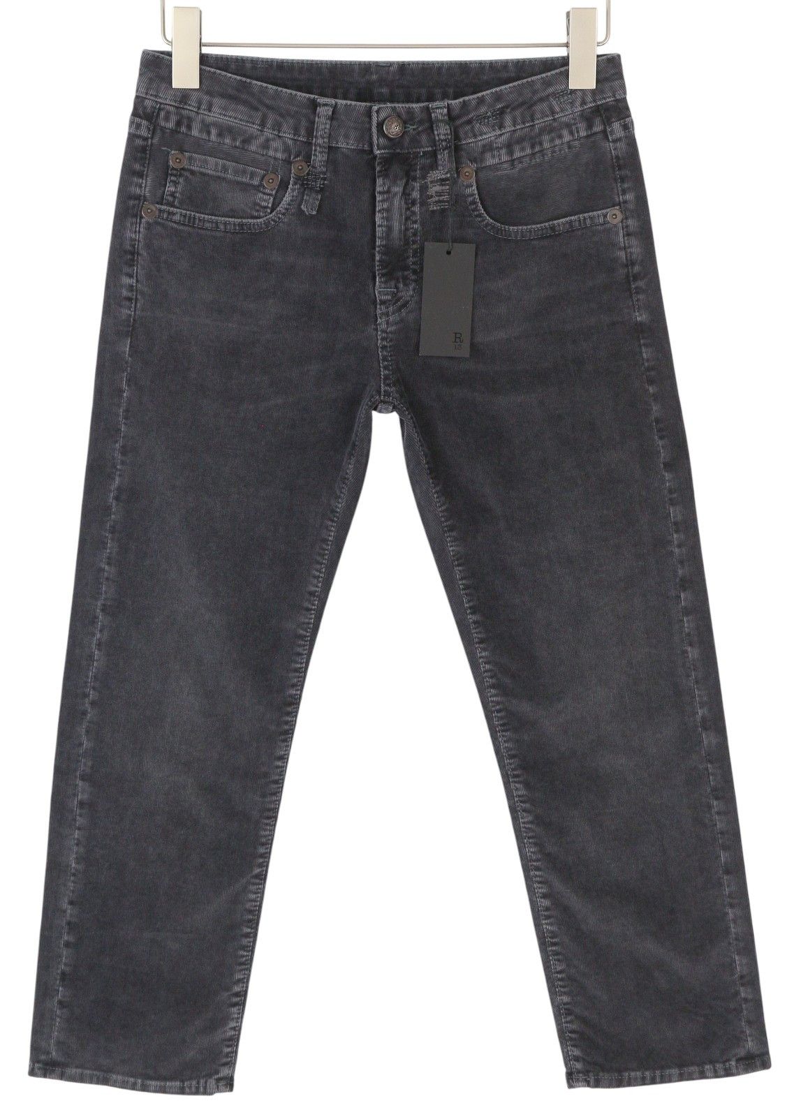 R13 BOY STRAIGHT 26 Obsidian Stretch Cord Faded FW25 86618 Size 26" / US 2 / IT 38 - 1 Thumbnail