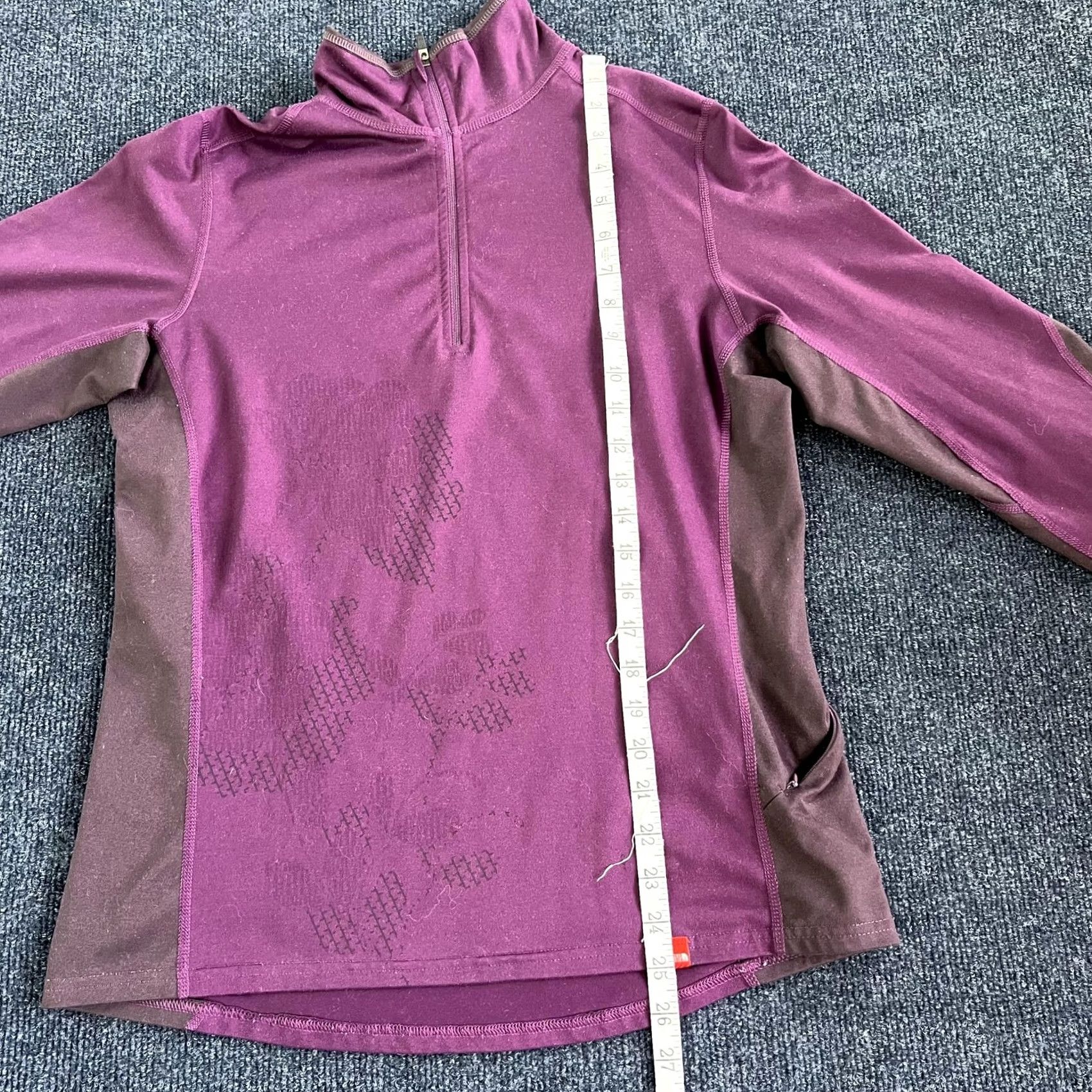 The North Face The North Face Shirt Womens M Purple Quarter Zip Base Layer Pullover Size M / US 6-8 / IT 42-44 - 5 Thumbnail