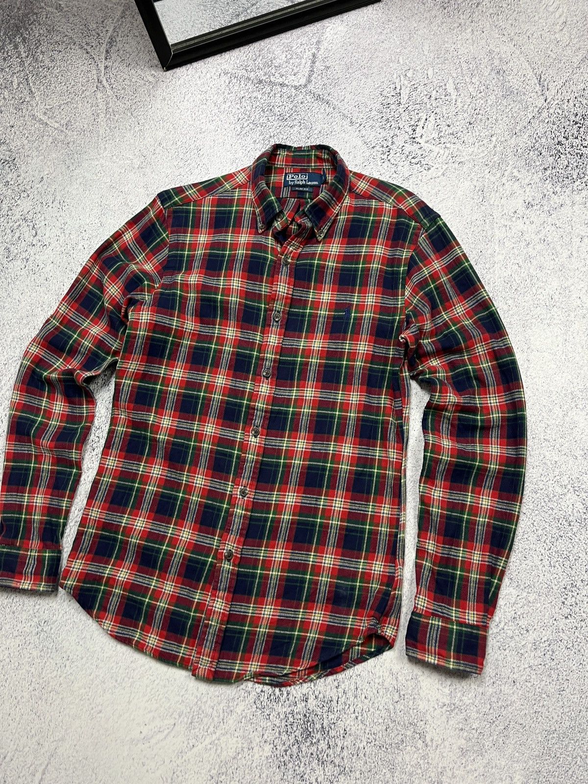 Flannel × Polo Ralph Lauren × Vintage Polo Ralph Lauren Plaid Flannel Button Up Shirt Chekered Size US L / EU 52-54 / 3 - 3 Thumbnail