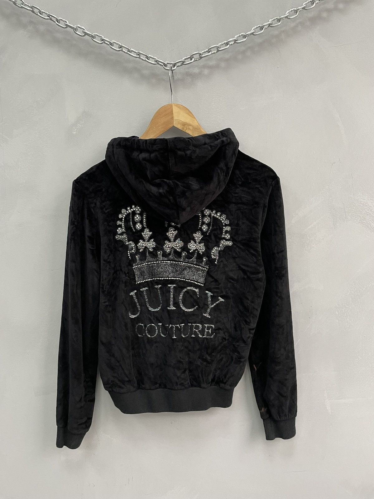 Juicy Couture Jeans Velour hoodie frontal logo Juicy Couture y2k Size US M / EU 48-50 / 2 - 1 Thumbnail
