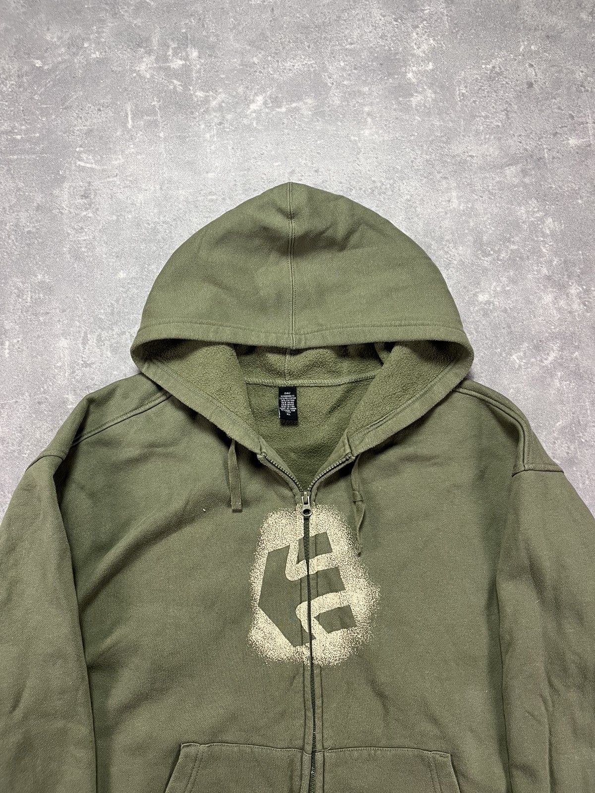 Etnies 00s Etnies Big Logo Printed Baggy Y2K Zip Hoodie XL XXL Size US XL / EU 56 / 4 - 7 Thumbnail