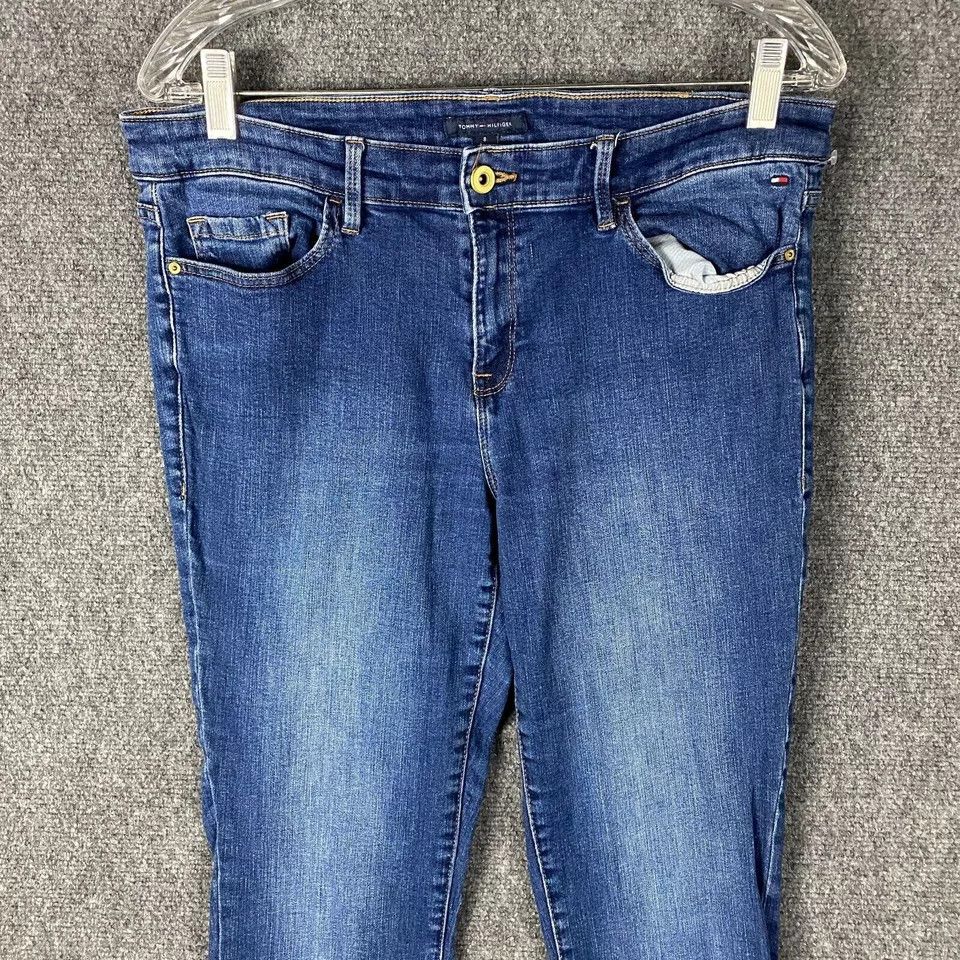 Tommy Hilfiger Tommy Hilfiger Jeans Women's 8 Denim Stretch Mid Rise Blue Size 30" / US 8 / IT 44 - 2 Thumbnail