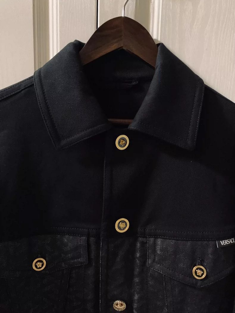 Versace Versace Denim jacket coat Size US XL / EU 56 / 4 - 3 Thumbnail