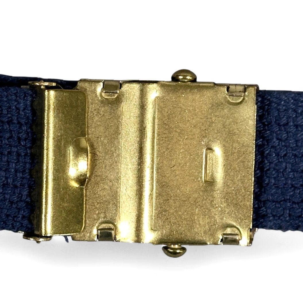Levi's VINTAGE Levi's Belt Mens 30 Blue Canvas Slide 1980 Olympic Games USA 80s Belt Mens 30 Blue Canvas Slide 80s USA Olympic Games Levi's Size 30 - 5 Thumbnail