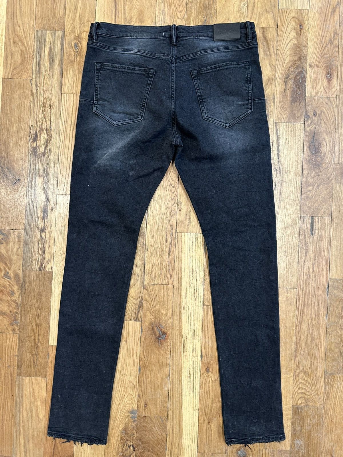 Purple Brand Purple Brand Plain Faded Black Denim Jeans Size 34 Size US 34 / EU 50 - 2 Thumbnail