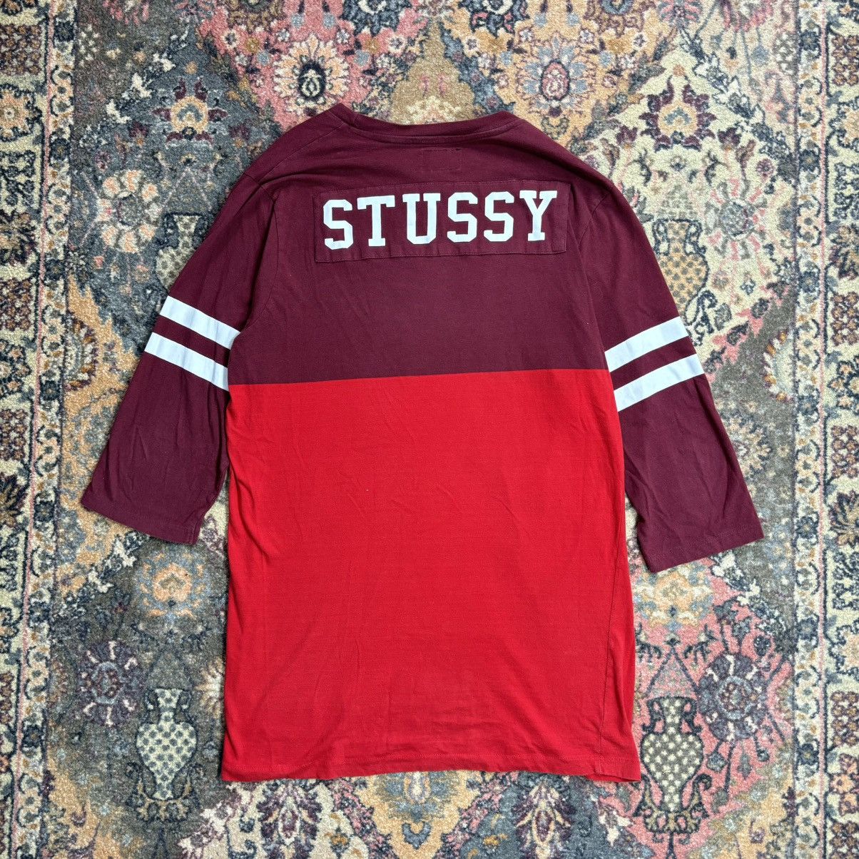 Stussy × Vintage Rare Stussy t shirt big logo half sleeve Vintage Y2K Skate Size US XL / EU 56 / 4 - 1 Thumbnail