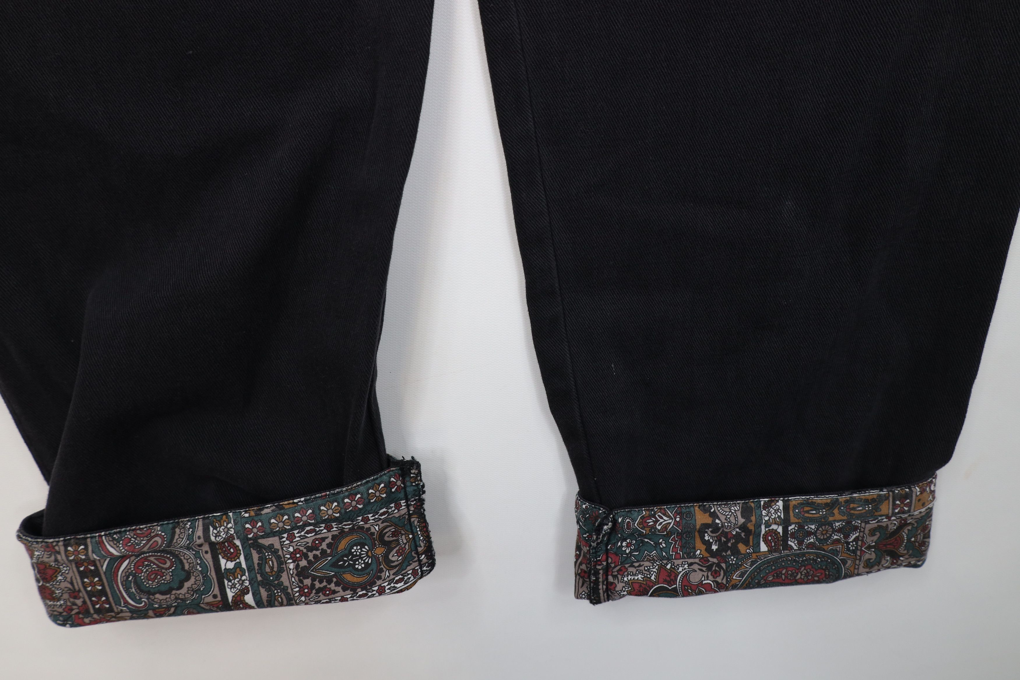 Vintage Deadstock Vintage 90s Streetwear Paisley Baggy Denim Jeans Size US 38 / EU 54 - 14 Thumbnail