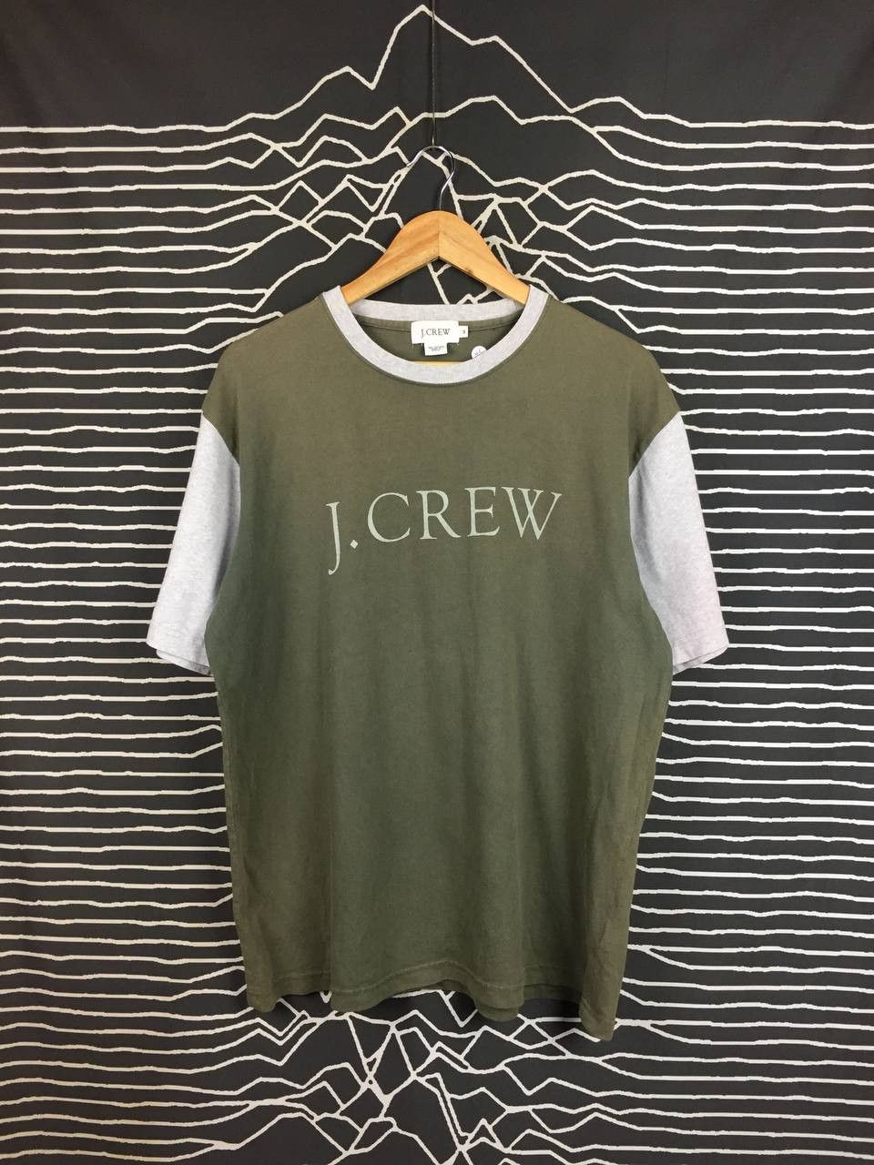J.Crew Vtg J.Crew Made In Usa Retro Style Two-Tone Spell Out Tee Size US M / EU 48-50 / 2 - 2 Thumbnail