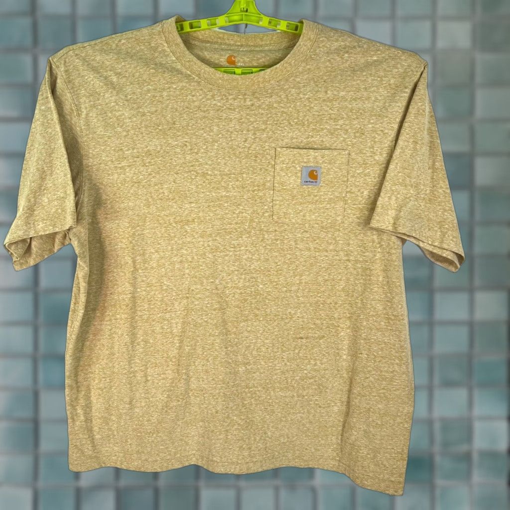 Carhartt Carhartt Pocket Workwear T Shirt Mens XXL Golden Heather Size US XXL / EU 58 / 5 - 1 Thumbnail