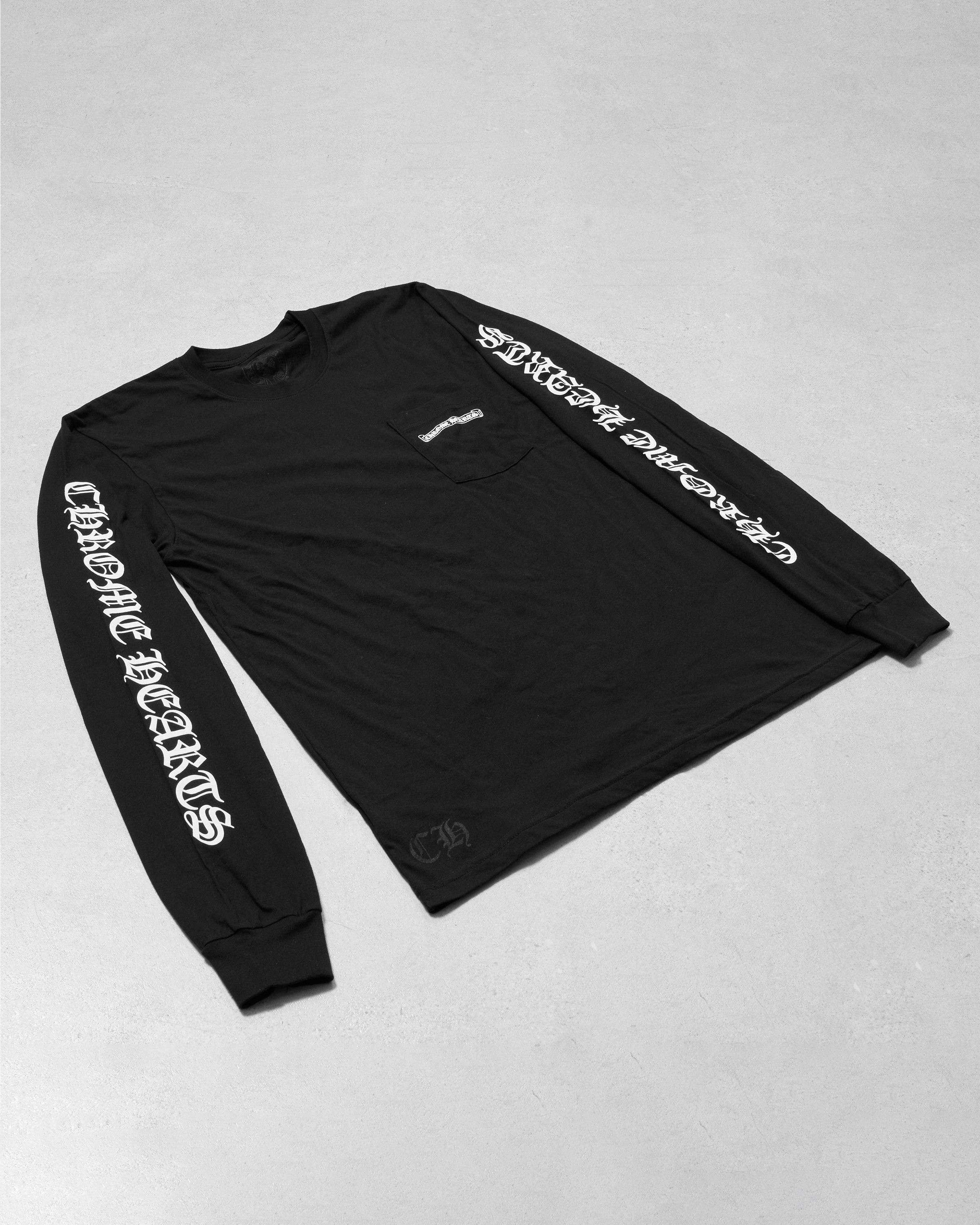 Chrome Hearts CHROME HEARTS Back Scroll Label Logo Long Tee | Grailed