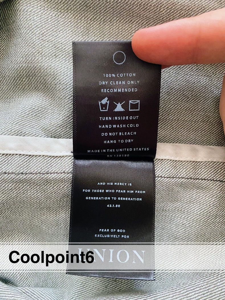 Fear of God Fear of God Co-branded limited edition denim jacket Size US XL / EU 56 / 4 - 4 Thumbnail