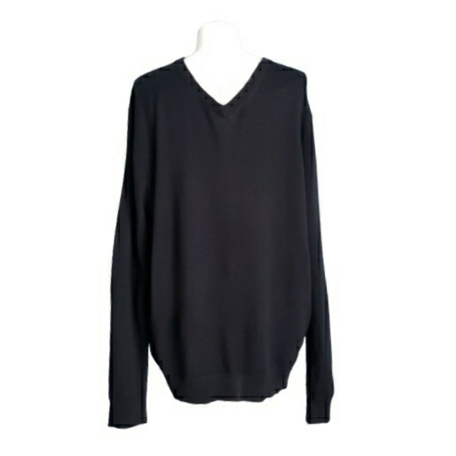 Calvin Klein Calvin Klein Merino Wool V-Neck Sweater Size US L / EU 52-54 / 3 - 1 Thumbnail