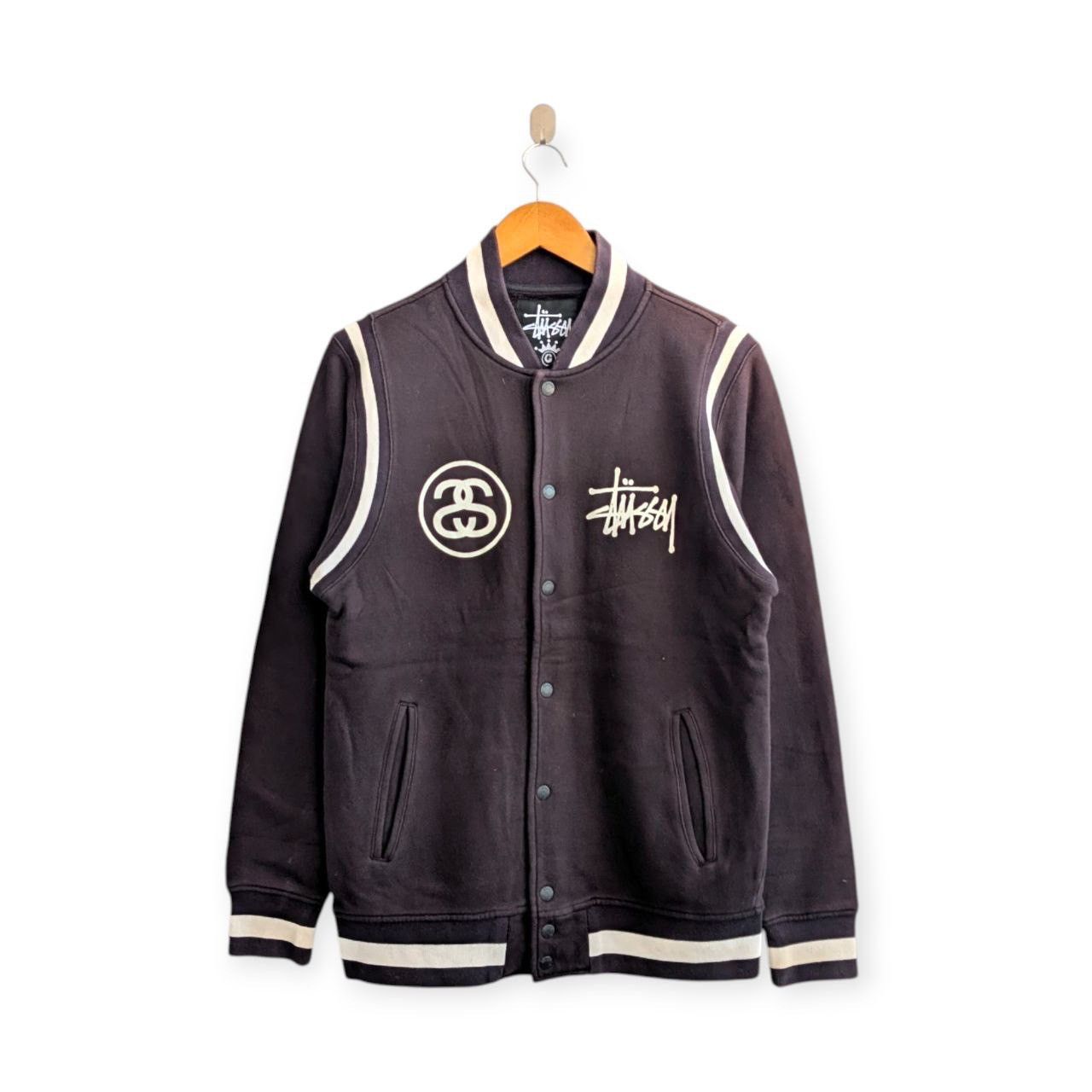 Stussy vintage STUSSY big logo jacket bomber sweater Size US M / EU 48-50 / 2 - 2 Thumbnail