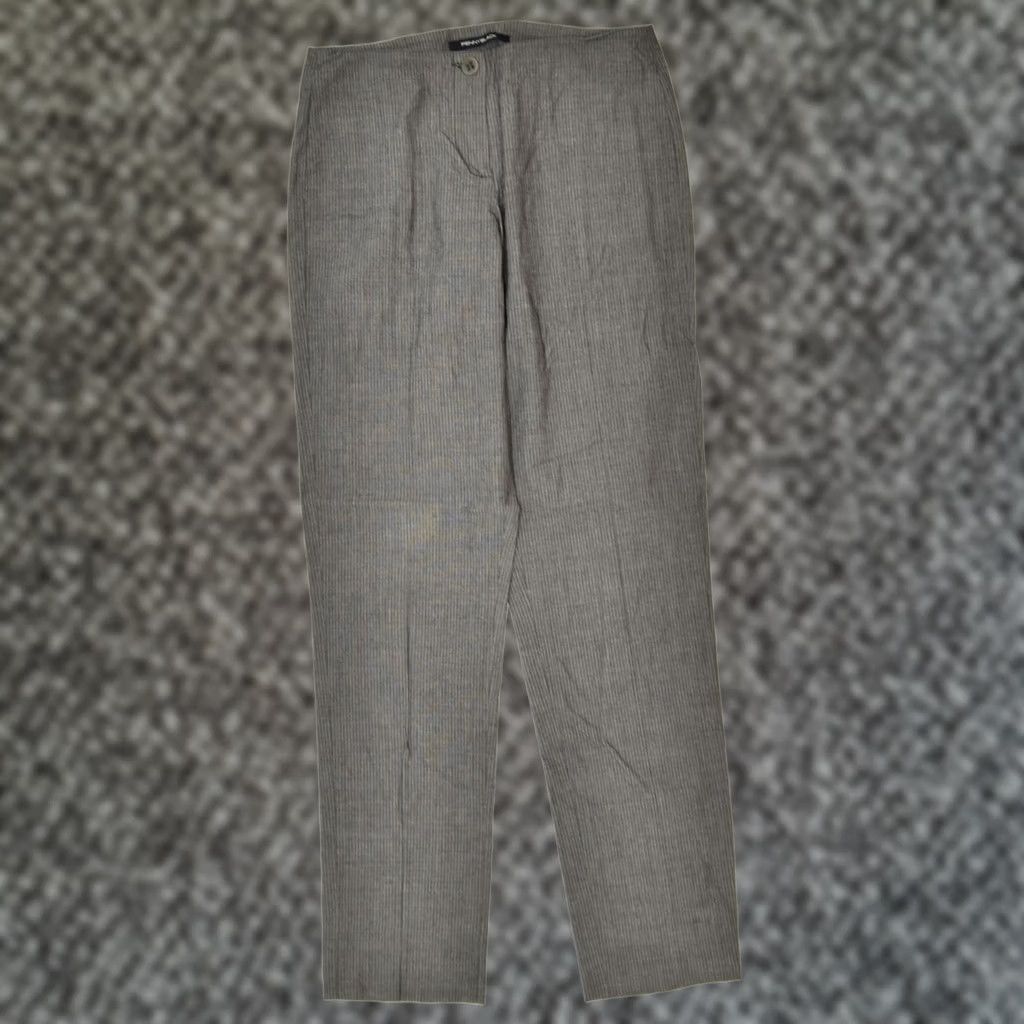 Vintage PENNY BLACK Womens Slim Suit Trousers Grey Classic UK 8 Small W28 L31 Size 30" / US 8 / IT 44 - 1 Thumbnail