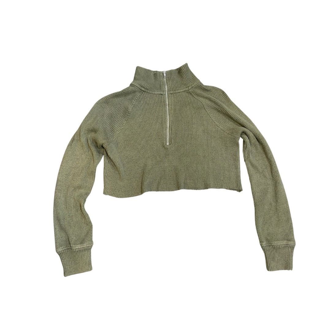 Other Who What Wear Cropped Hampton Knit Sweater 1/4 zip mock neck Size M / US 6-8 / IT 42-44 - 1 Thumbnail