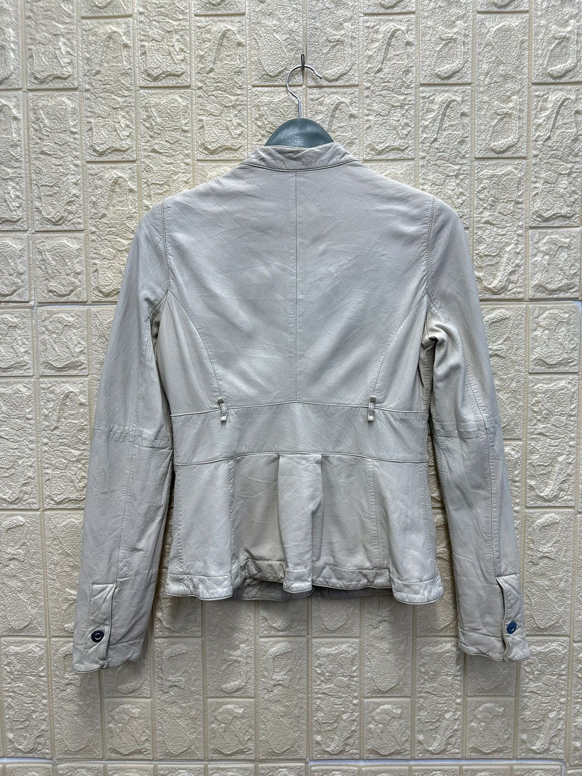 Armani Emporio Armani Leather Bondage Jacket MJ15 Size S / US 4 / IT 40 - 3 Thumbnail