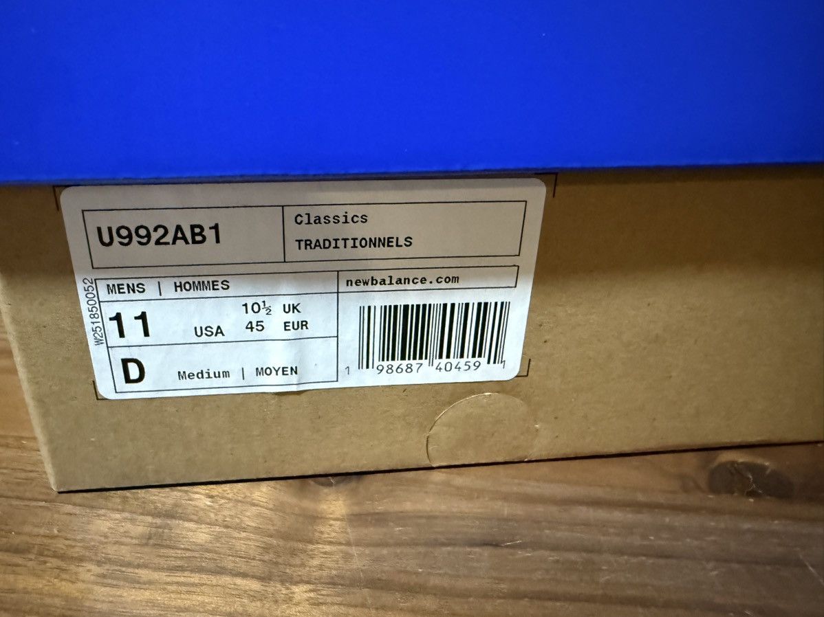 Action Bronson × New Balance New Balance x Action Bronson Made in USA 992 Tiger Eye Sz 11 Size US 11 / EU 44 - 9 Thumbnail