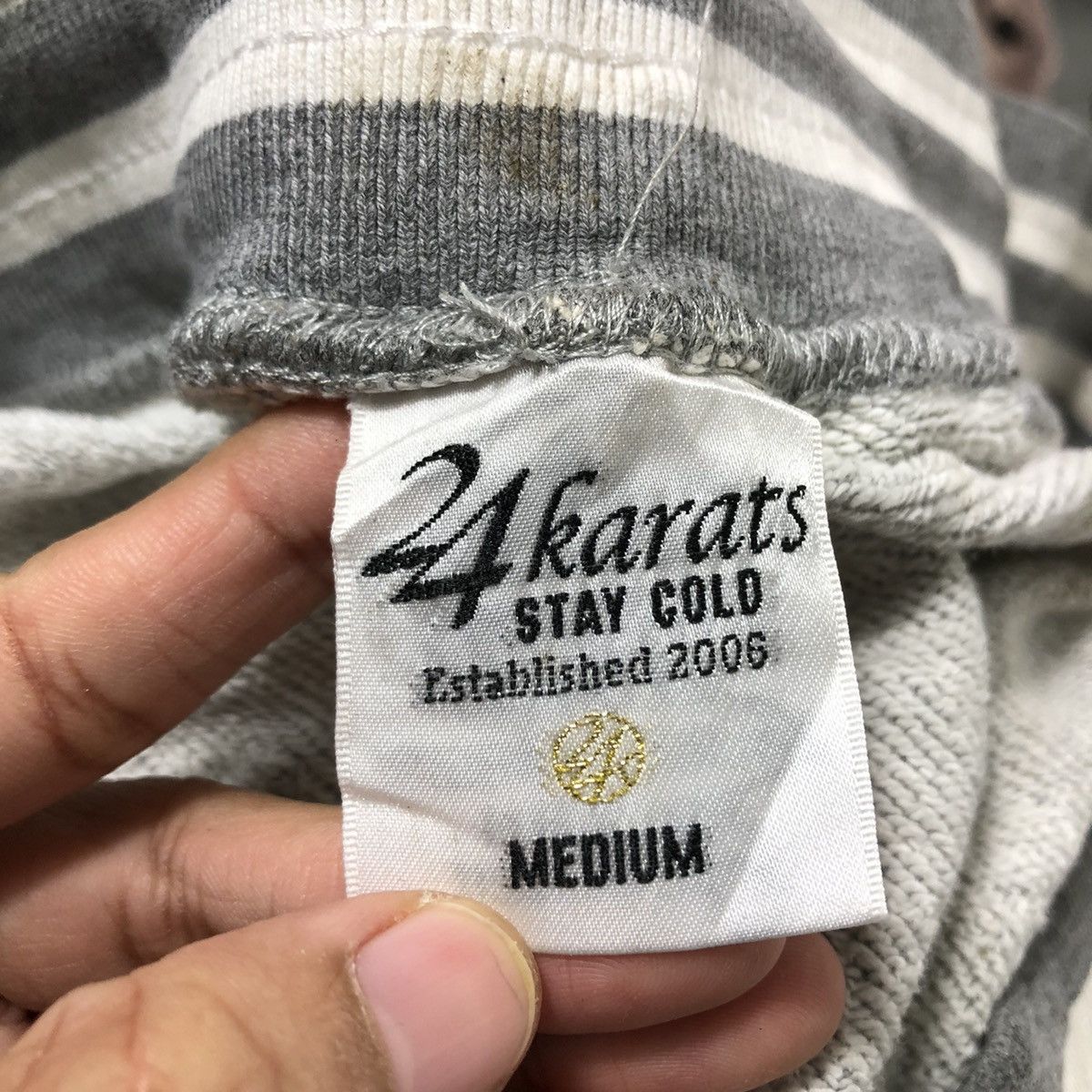Japanese Brand 📌24 Karats Stay Gold Jogger Pants Punk Design Size US 30 / EU 46 - 15 Thumbnail