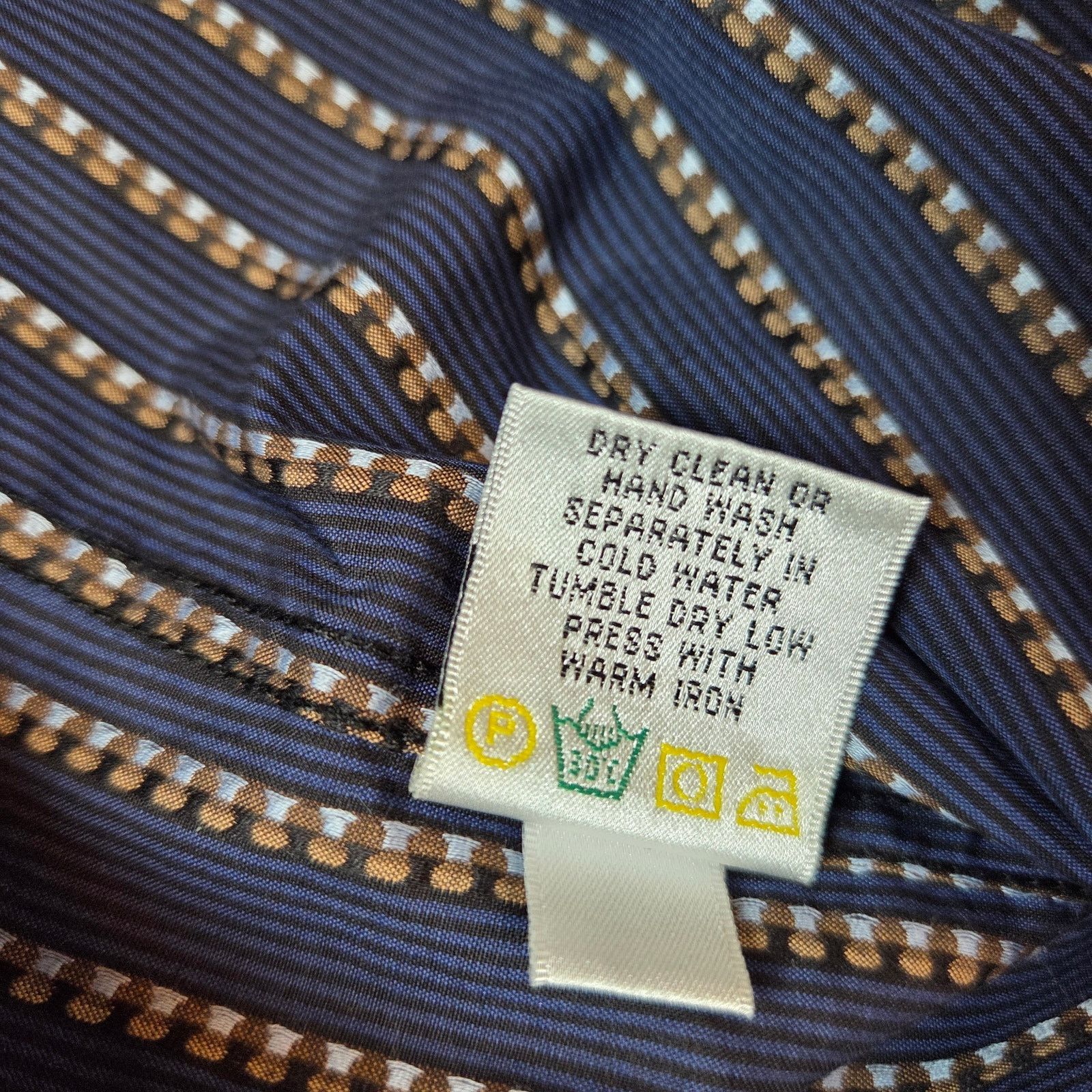 BUGATCHI Bugatchi Uomo XL Blue Stripe Cotton Button Down Shirt Size US XL / EU 56 / 4 - 16 Thumbnail