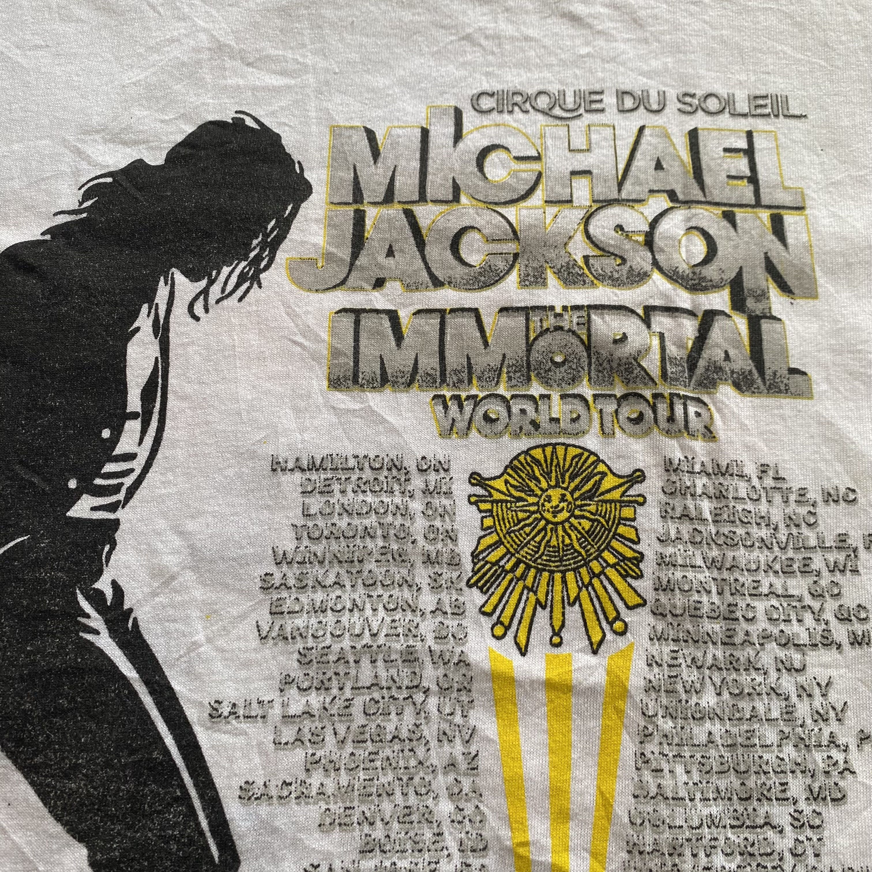 Anvil × Band Tees Michael Jackson The Immortal Tour T Shirt TS015 Size US L / EU 52-54 / 3 - 5 Thumbnail