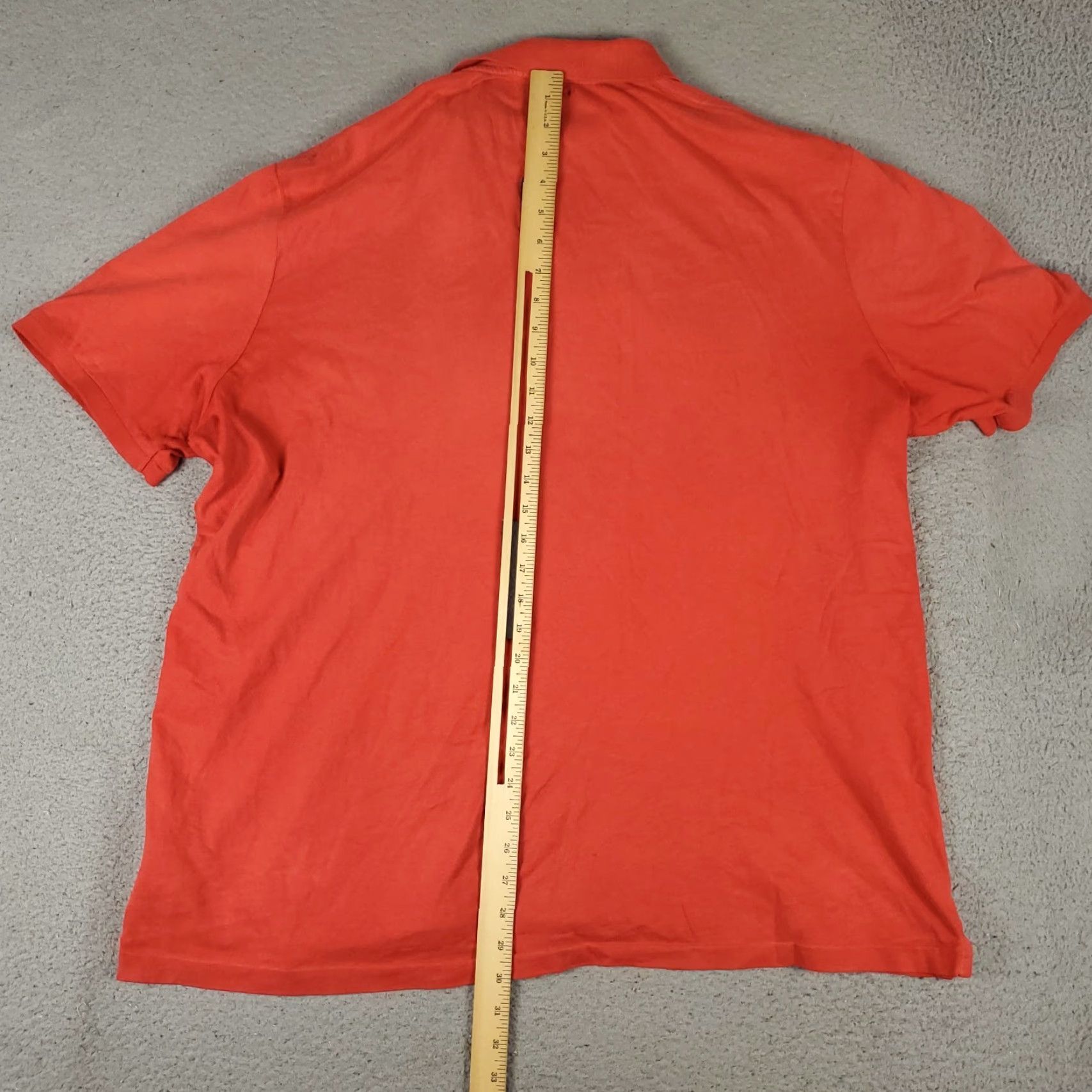 Ralph Lauren Ralph Lauren Polo Shirt Mens XL Red Pony Polo Shirt Short Sleeve Button Collar Cotton Solid Preppy Classic Sports Mens Size US XL / EU 56 / 4 - 4 Thumbnail
