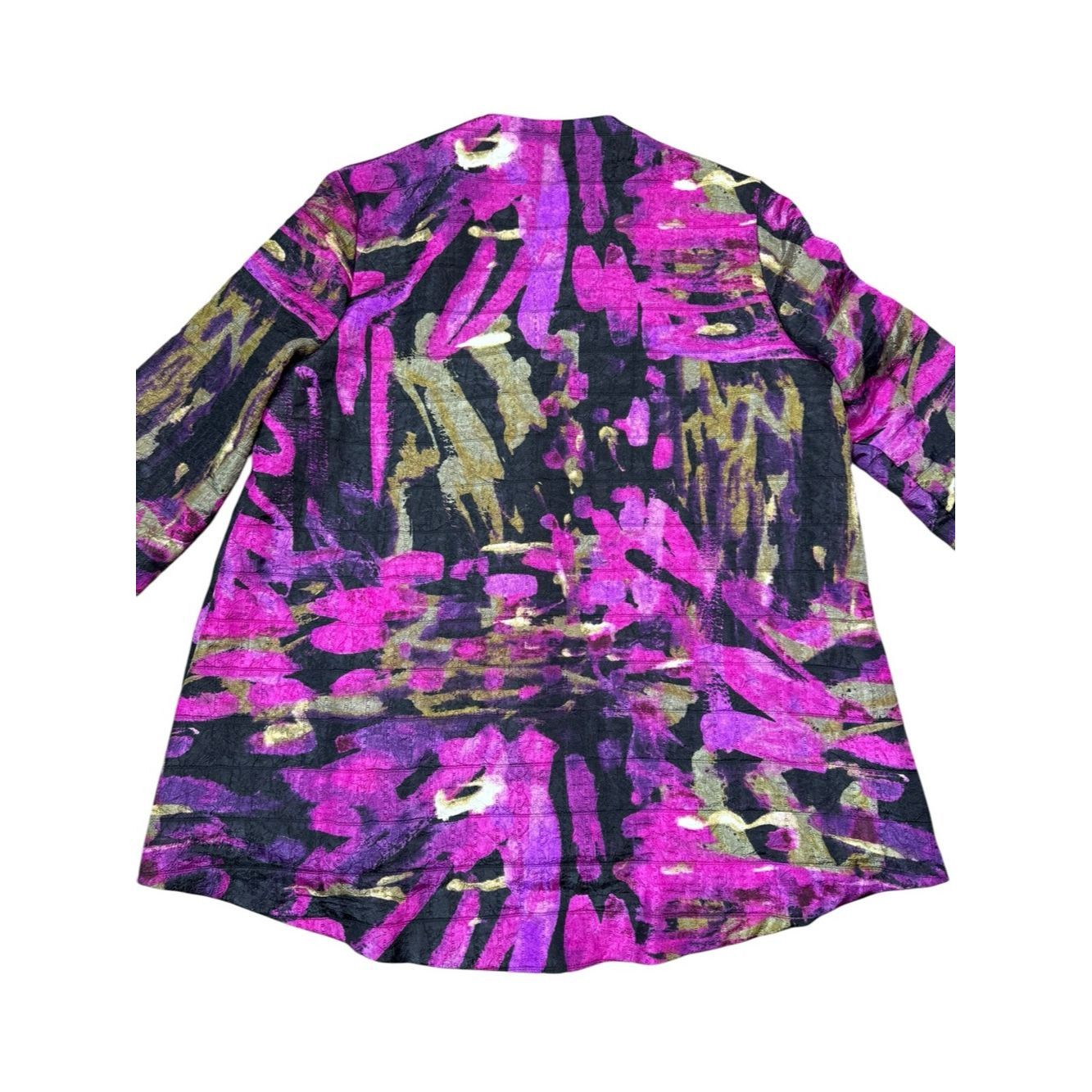 Joseph Ribkoff Joseph Ribkoff Abstract Print Trapeze Jacket Size 8 Size M / US 6-8 / IT 42-44 - 5 Thumbnail