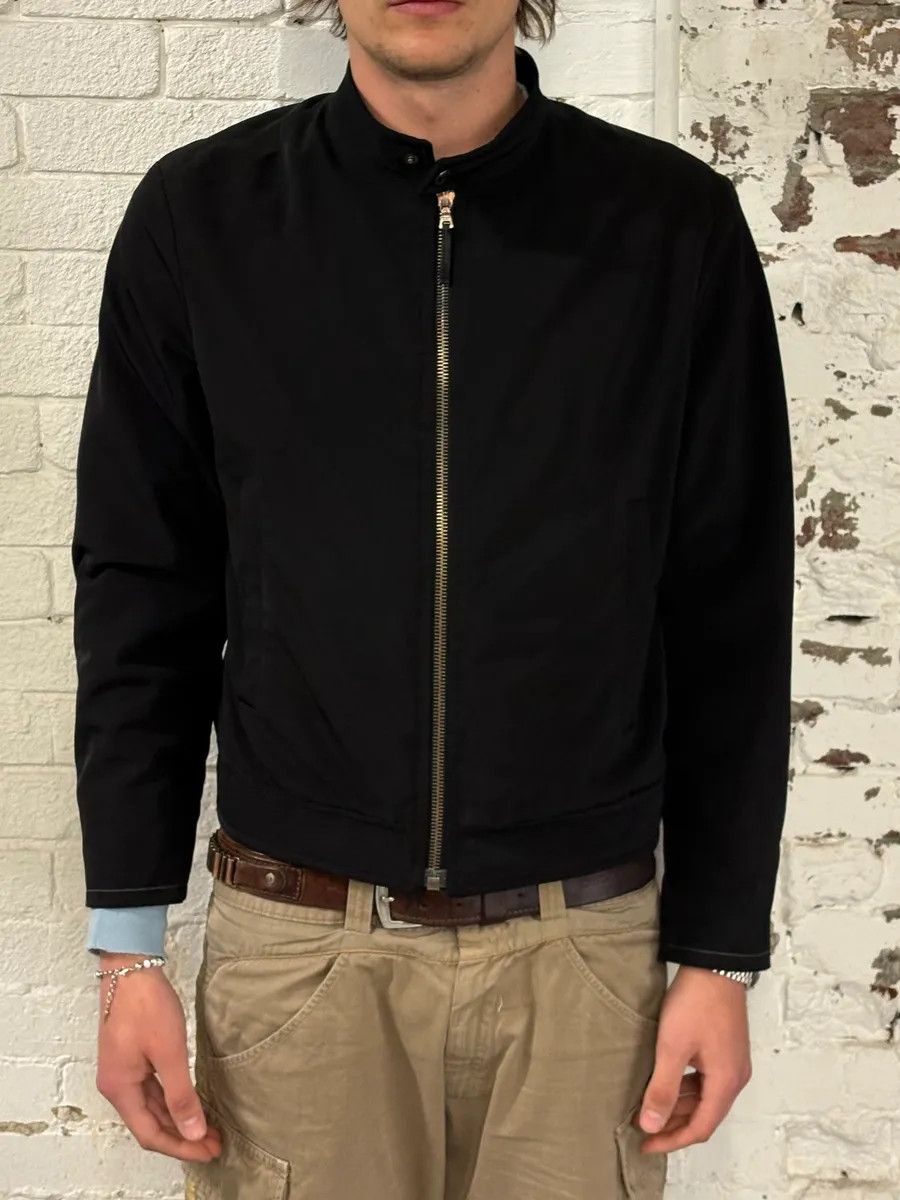 Prada SS1999 Prada Black Nylon Zip Moto Jacket Size US S / EU 44-46 / 1 - 2 Thumbnail