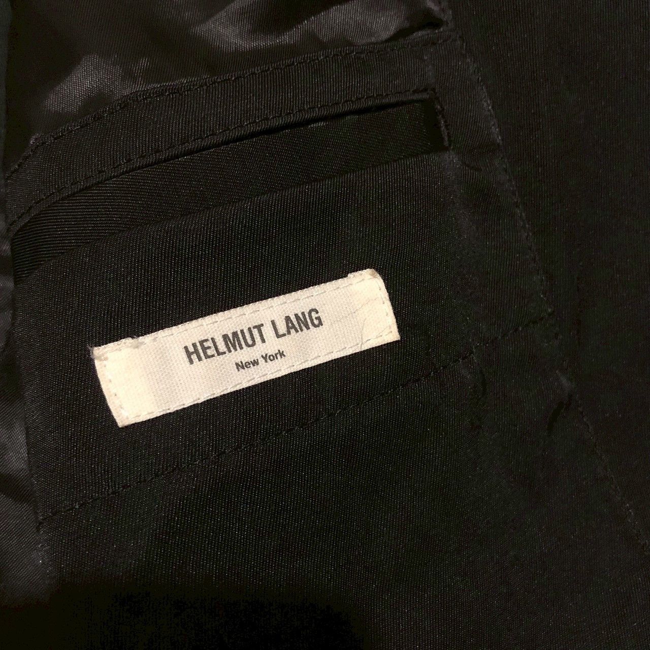 Helmut Lang Vintage 00s Helmut Lang Classic Black Tailored Blazer Size 36S - 6 Thumbnail