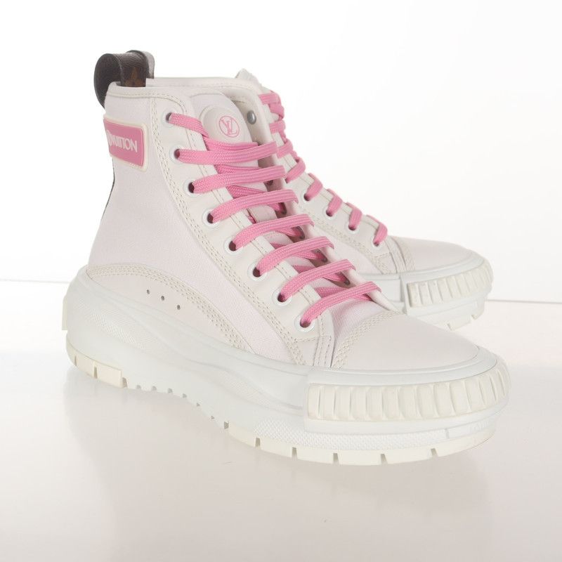 Louis Vuitton Louis Vuitton Squad High-Top Sneakers for Women 0079 Size US 8 / IT 38 - 1 Thumbnail