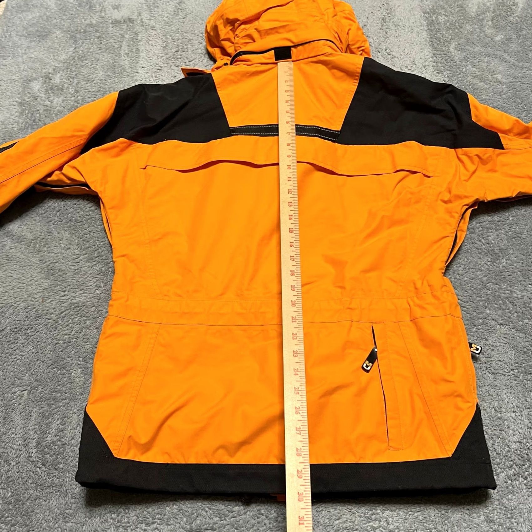 Vintage Mountain Uniforms Coat Parka Hooded Nylon Mens Small Orange Ski Snowboarding Coat Size US S / EU 44-46 / 1 - 5 Thumbnail