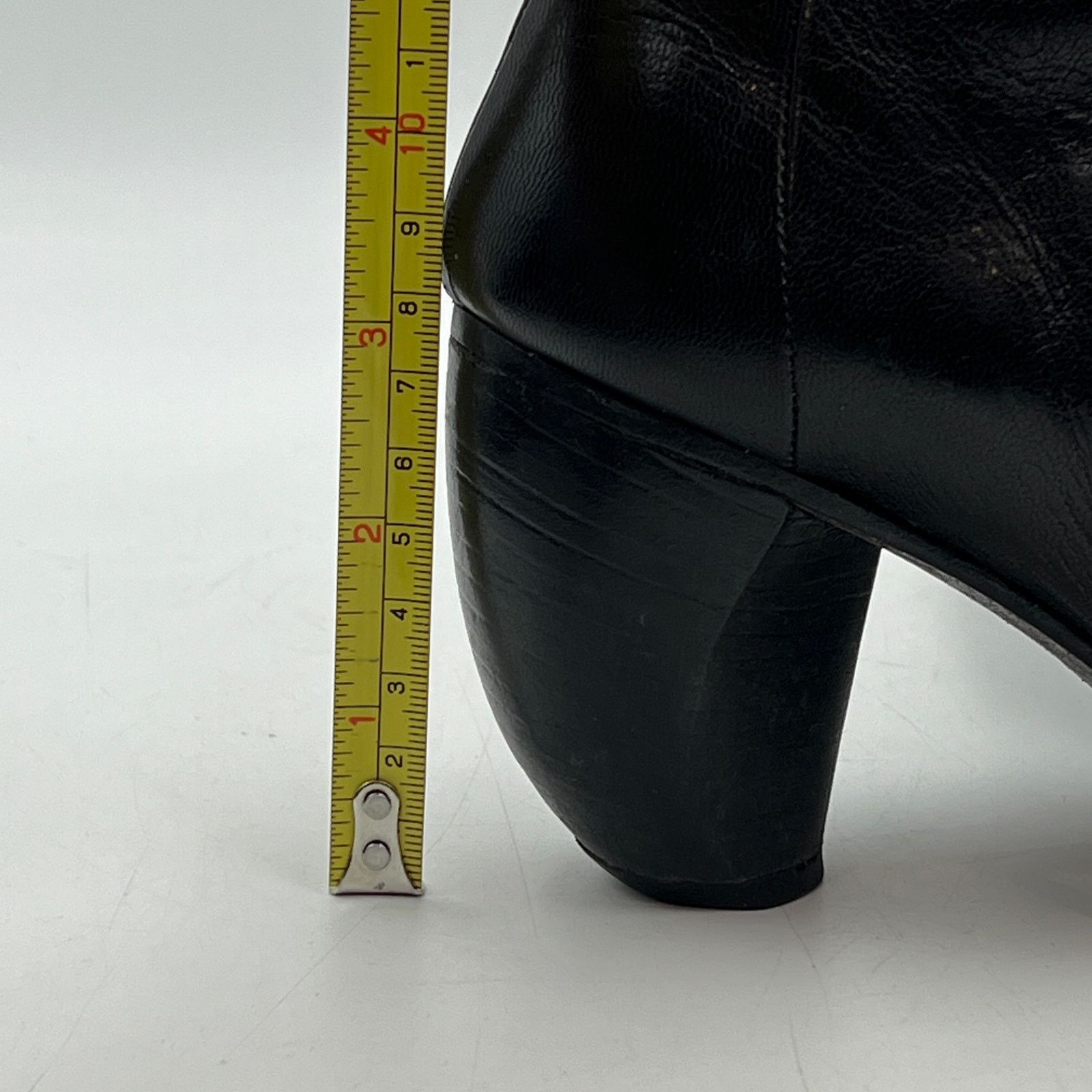 Other Tracey Neuls Black Leather Ankle Booties Dark Academia Size US 7.5 / IT 37.5 - 9 Thumbnail