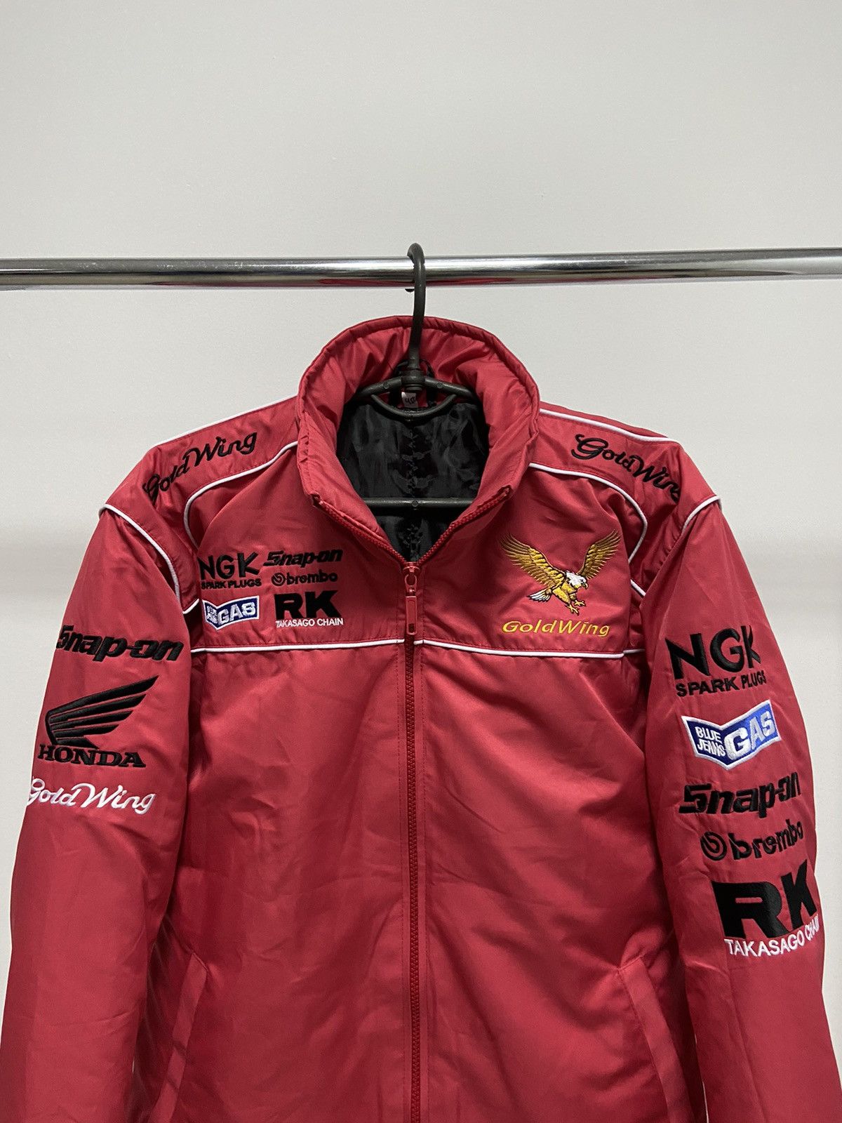 Honda × Vintage Honda Racing Jacket Vintage Big Logo Nylon GoldWing Eagle Size US M / EU 48-50 / 2 - 3 Thumbnail