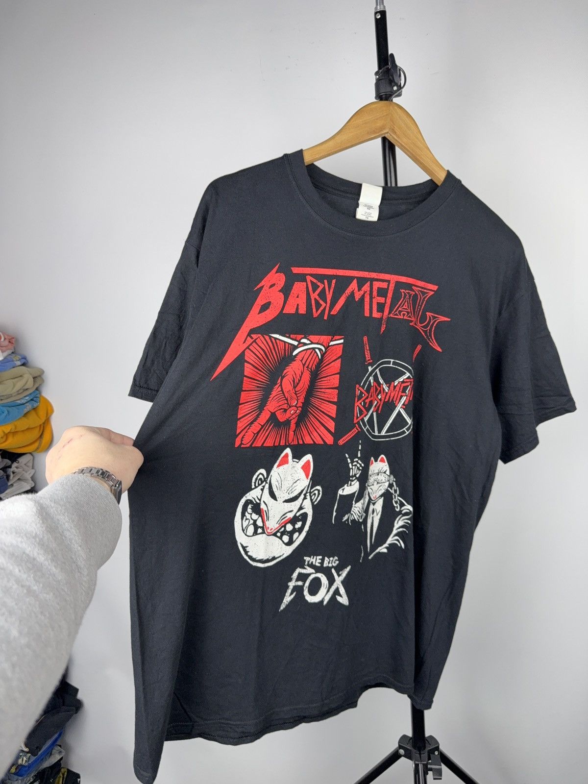 Band Tees Babymetal World Tour 2014 Big Fox Japan Tee XL Size US XL / EU 56 / 4 - 2 Thumbnail