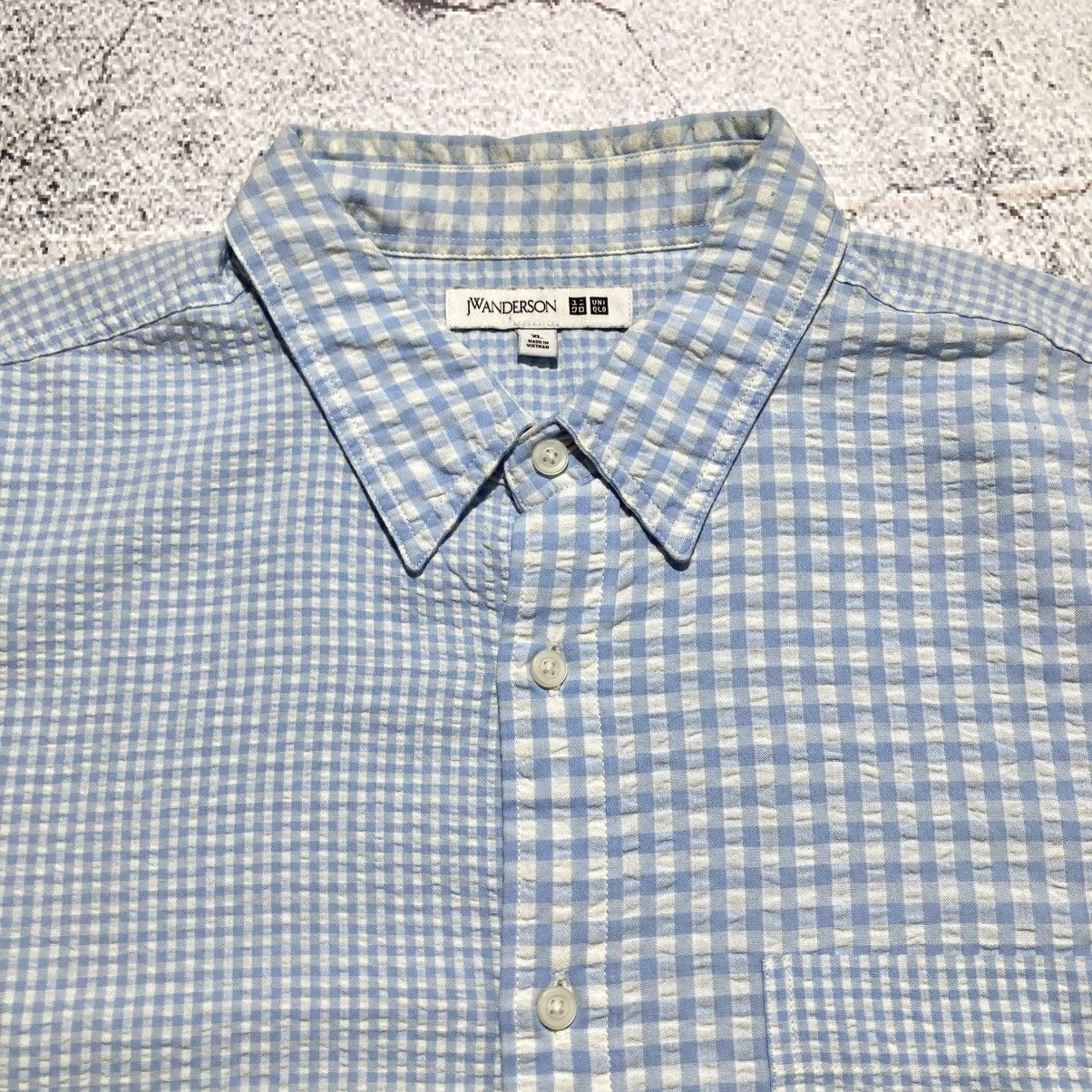 Japanese Brand Uniqlo X JW Anderson Square Motif Button Up Shirt Designer Size US XXL / EU 58 / 5 - 6 Thumbnail