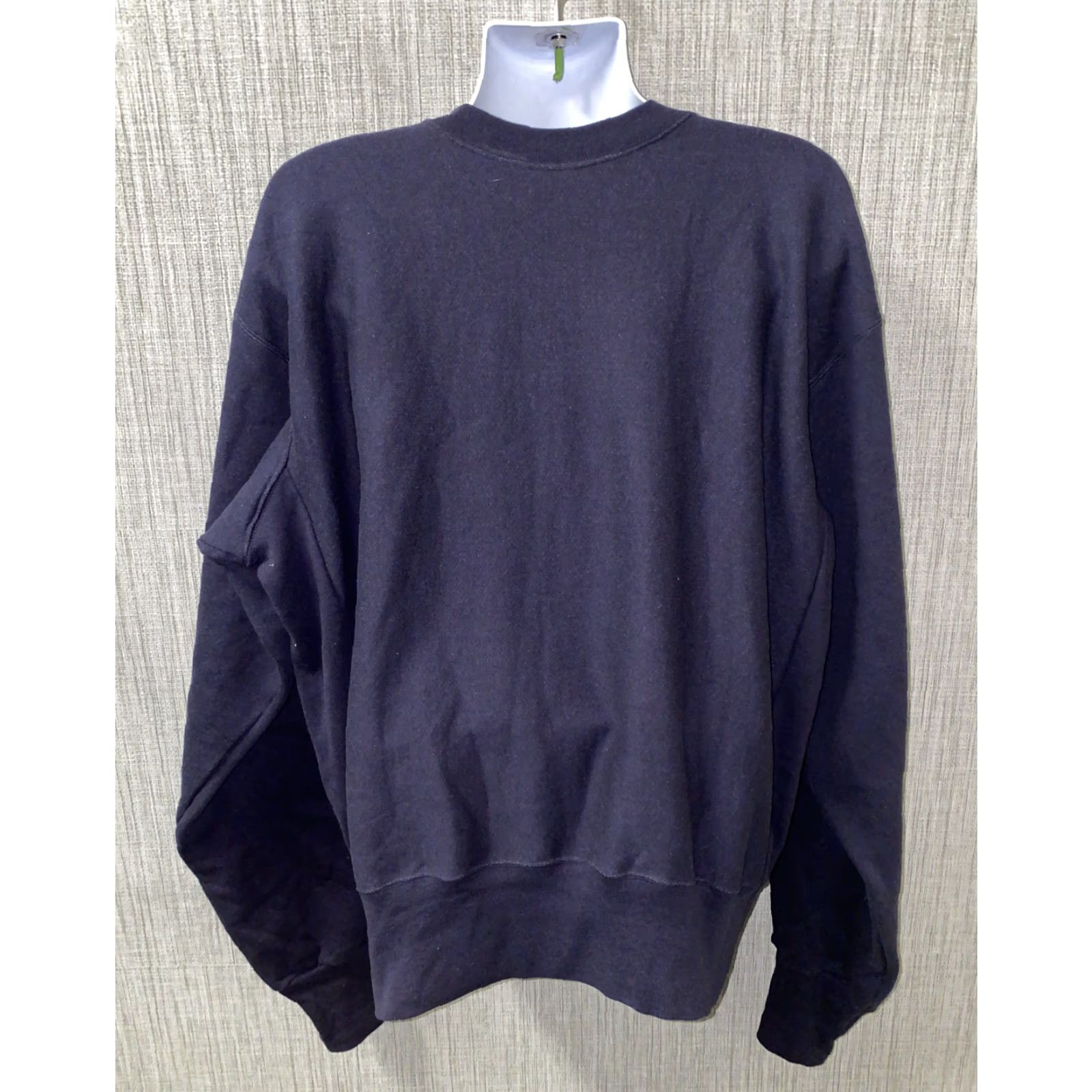 Vintage VINTAGE Identity Sweatshirt Men's XL Navy Blue Fleece Lined Astec Print USA Made Size US XL / EU 56 / 4 - 5 Thumbnail