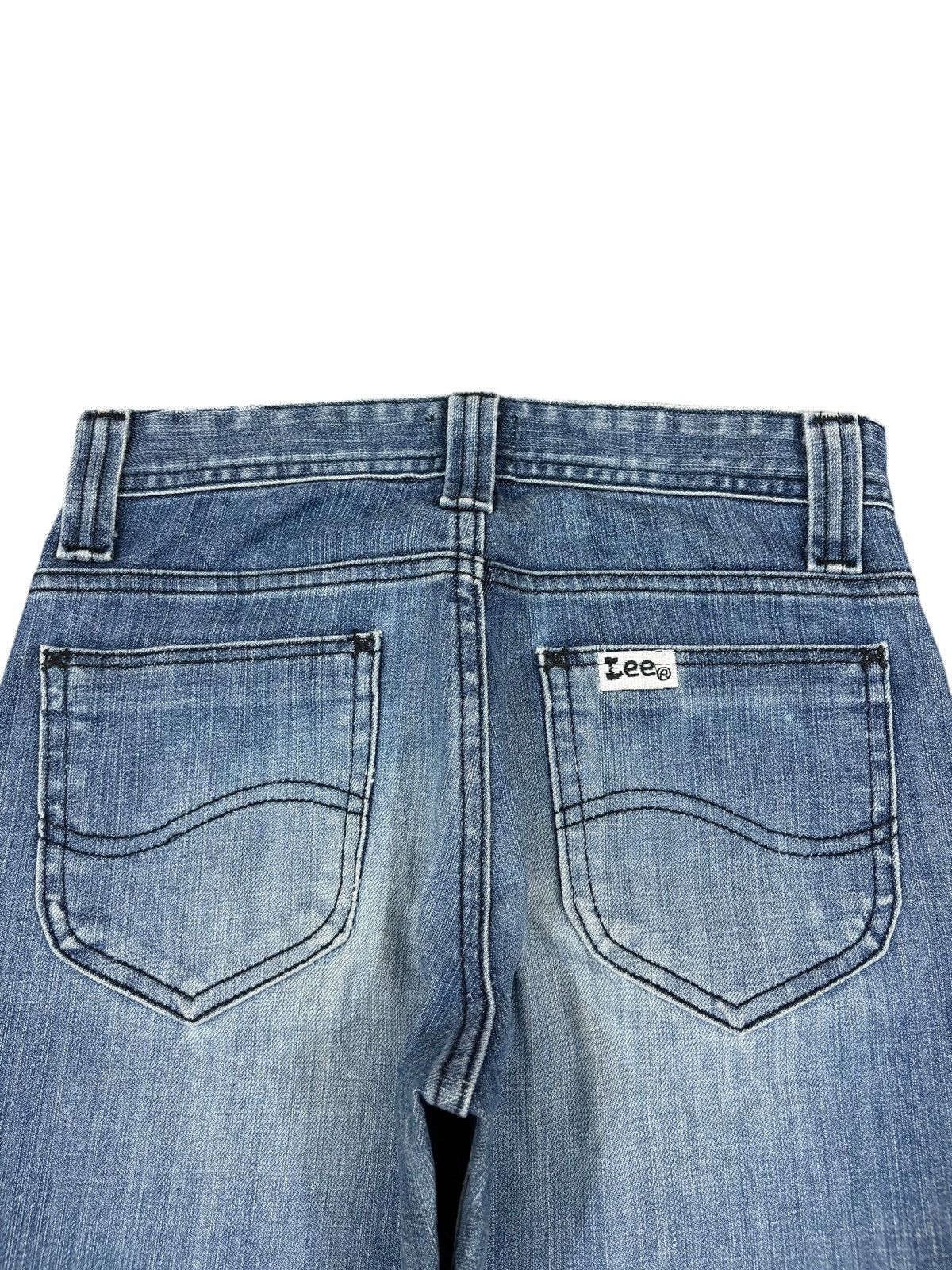 Lee Vintage Lee Lapis Selvedge Distressed Jeans Size US 27 - 9 Thumbnail