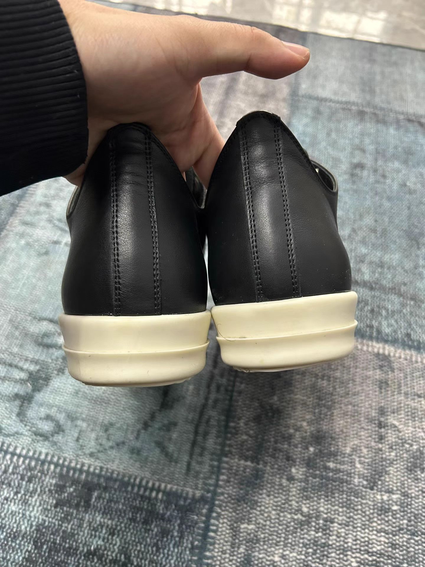 Rick Owens Rick Owens Mainline Low Top Converse Style Sneakers Size US 9 / EU 42 - 3 Thumbnail