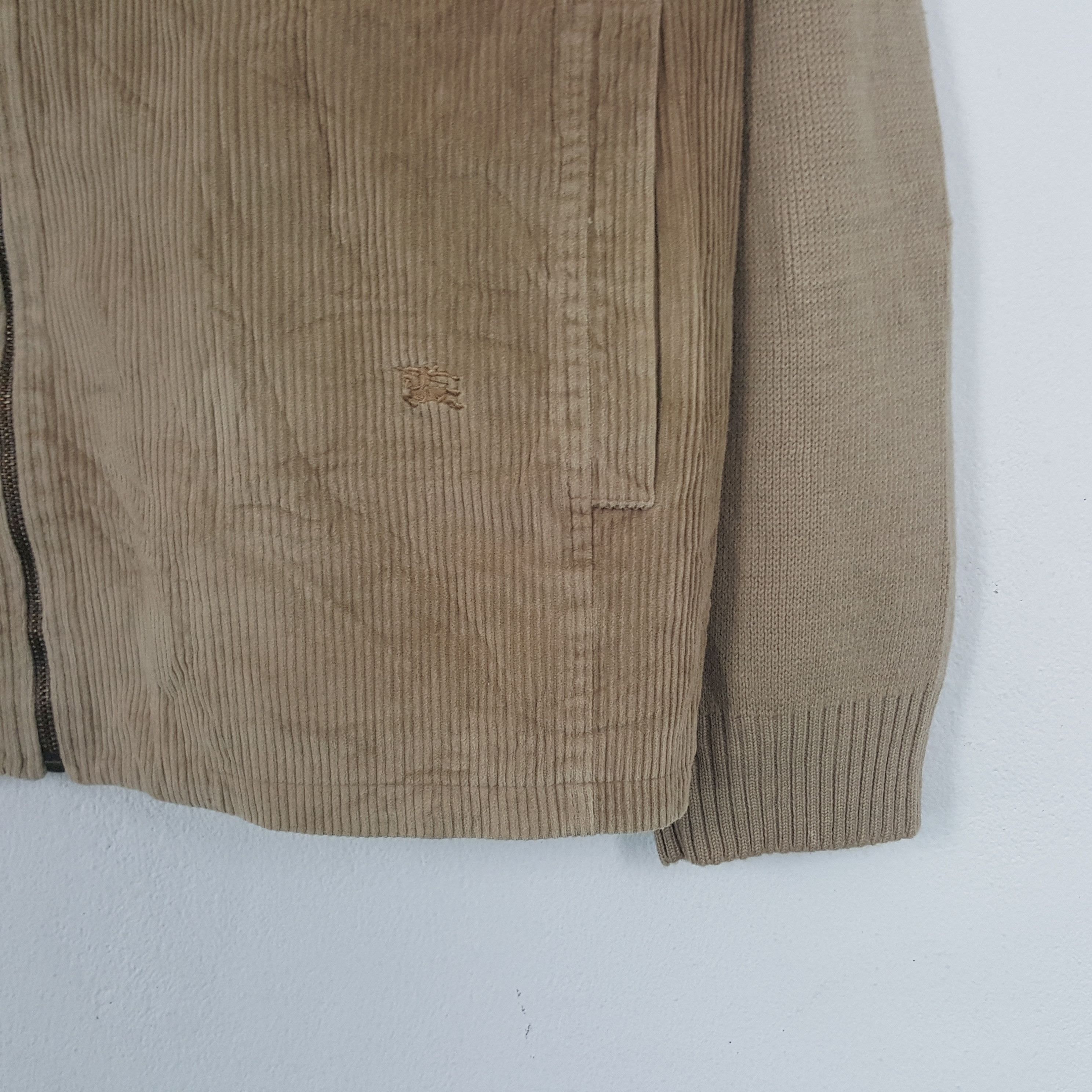Burberry × Vintage Vintage Burberry London Nova Check Corduroy Jacket Size US XL / EU 56 / 4 - 4 Thumbnail