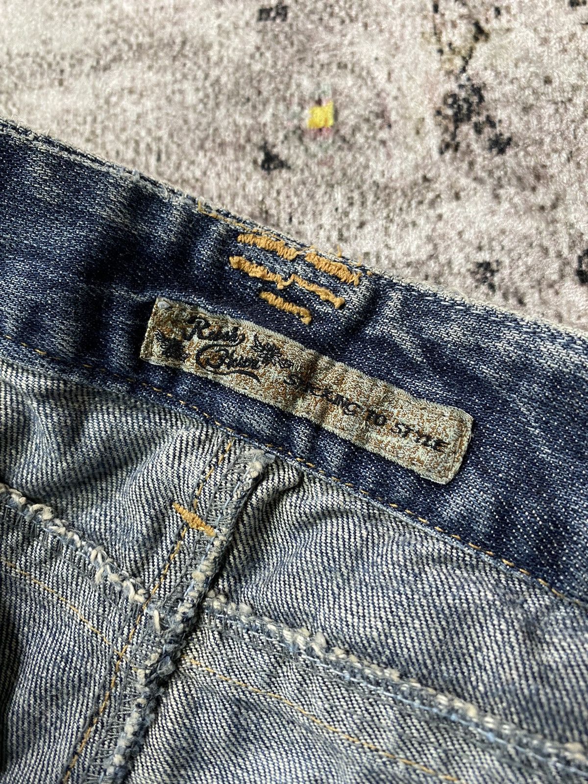 If Six Was Nine × Japanese Brand × Le Grande Bleu (L.G.B.) Vintage Y2K Rush Hour Bootcut Flare Denim Jeans Size 29" - 6 Thumbnail