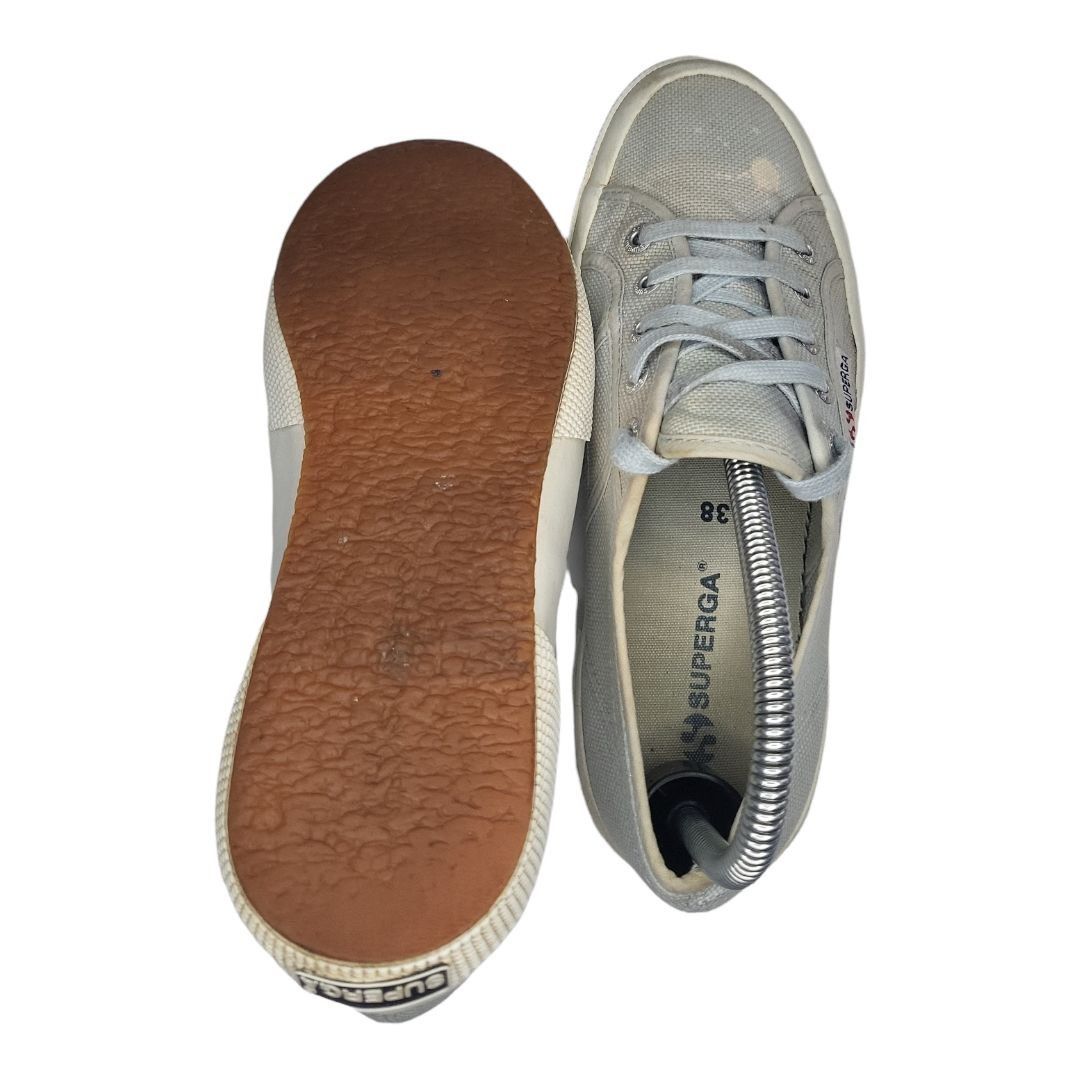 Superga Superga 2750 Sneakers Women Sz 7.5 Frayed Denim Blue White W Size US 7.5 / IT 37.5 - 4 Thumbnail