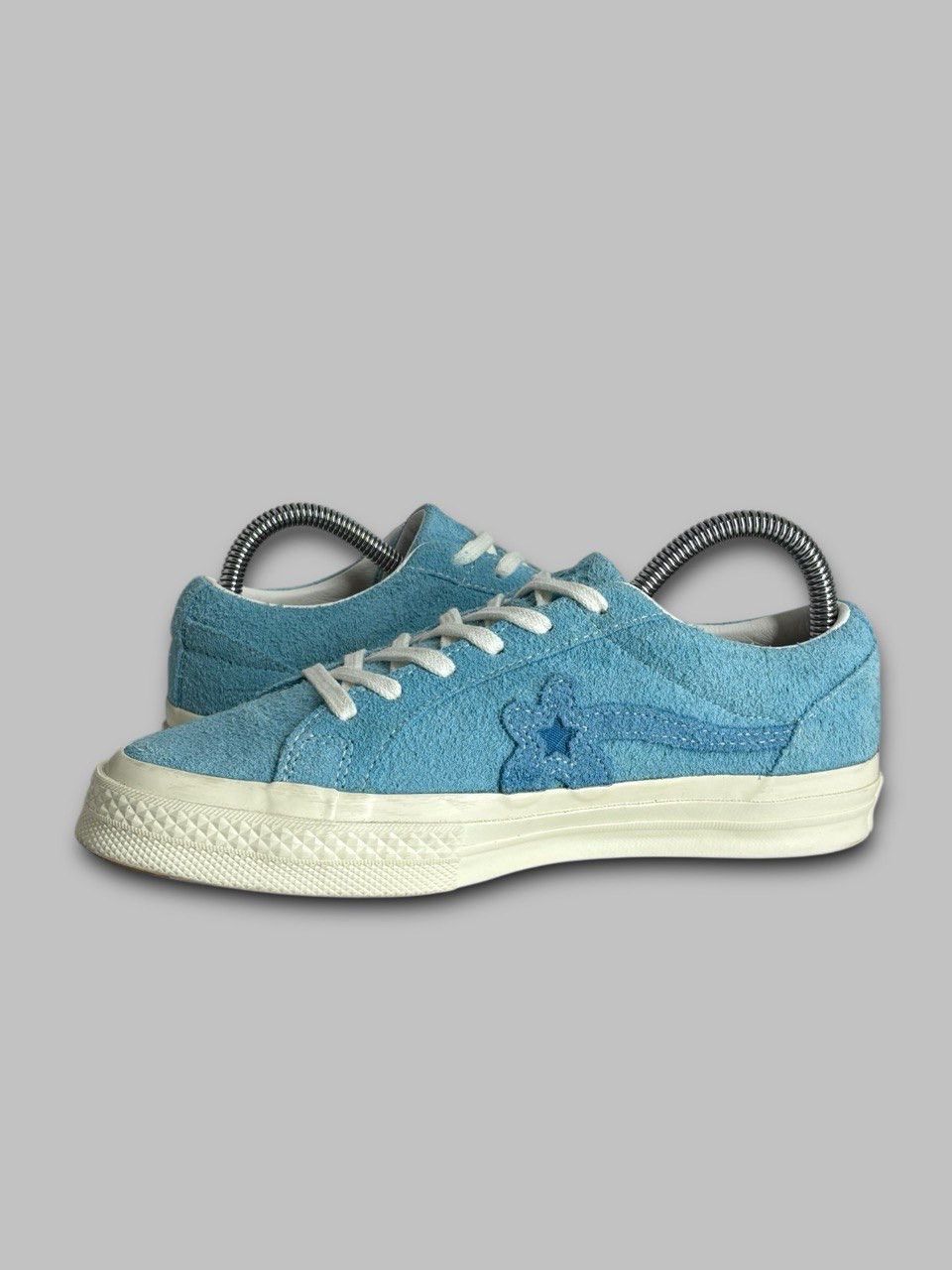 Converse × Golf le Fleur Golf Le Fleur x Converse Leather One Star Ox Bachelor Blue Size US 6 / IT 36 - 5 Thumbnail