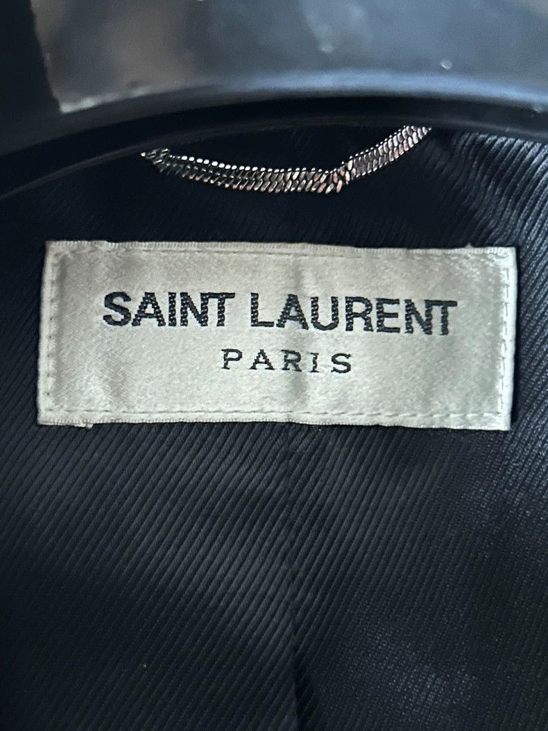 Saint Laurent Paris Saint Laurent Paris 16fw black and white baseball jacket-25 Size US S / EU 44-46 / 1 - 2 Thumbnail