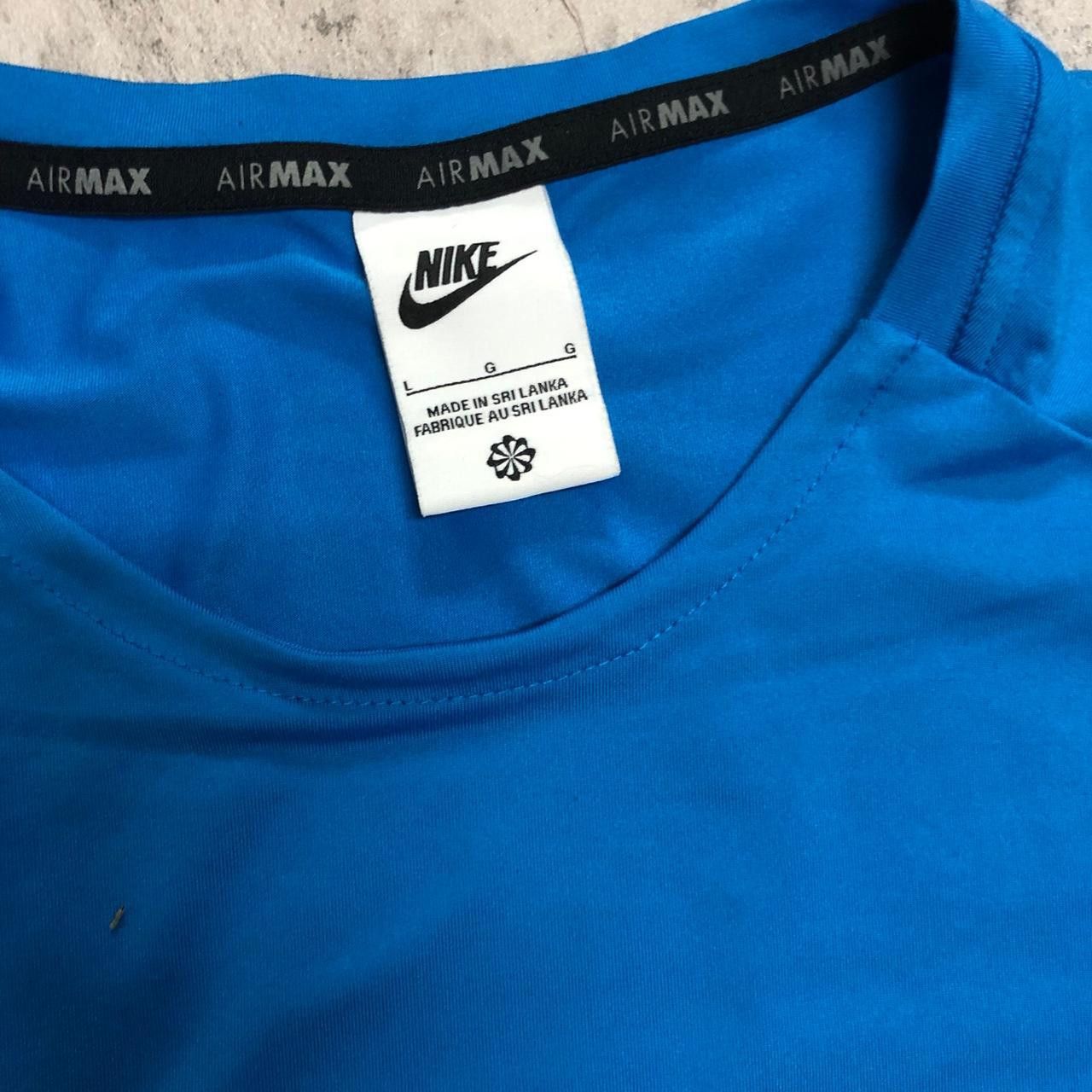 Nike Nike blue Dri-Fit t-shirt Sportswear rap hip hop Size US L / EU 52-54 / 3 - 4 Thumbnail