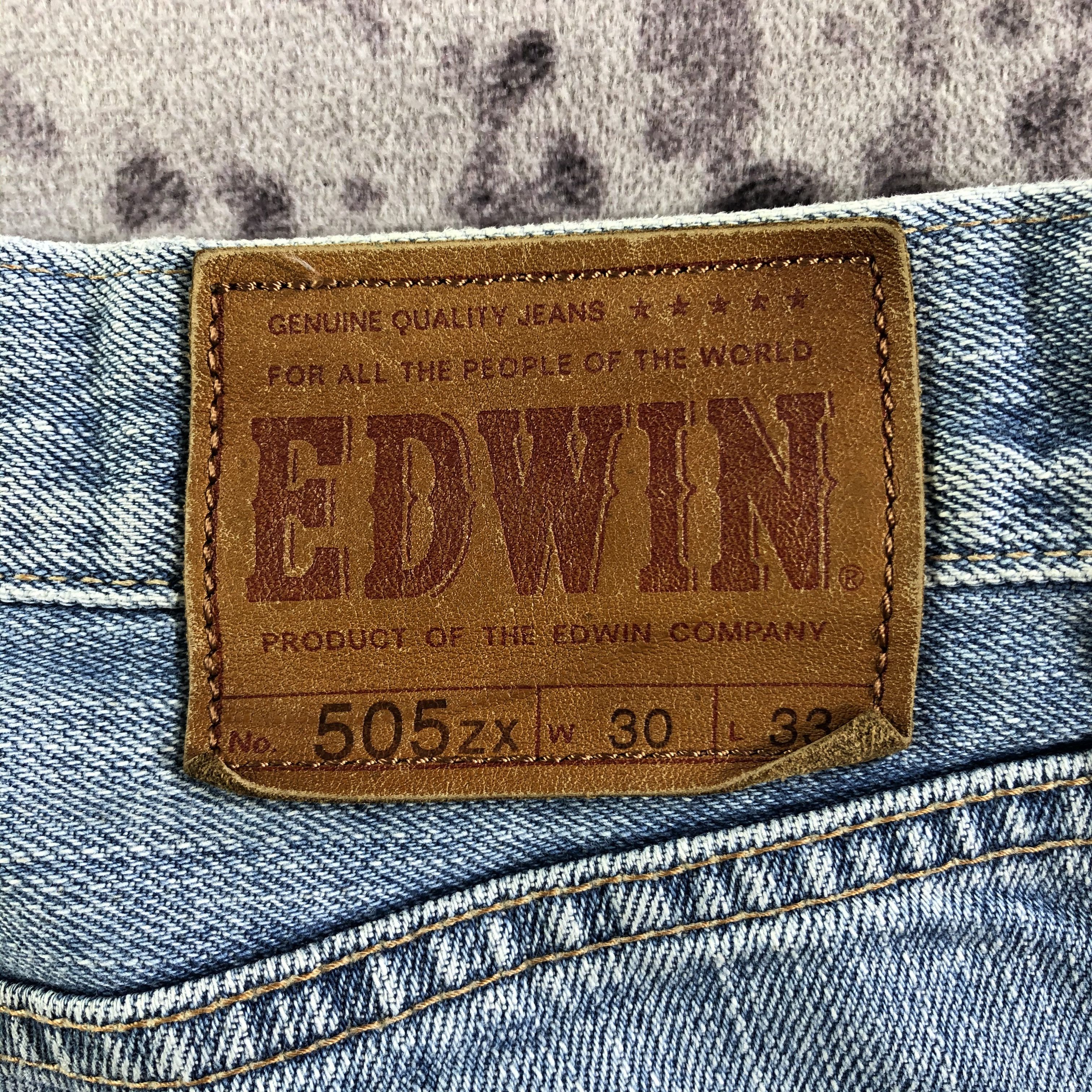 Edwin Vintage Light Wash Edwin 505 Selvedge Jeans-JM3639 Size US 31 - 6 Thumbnail