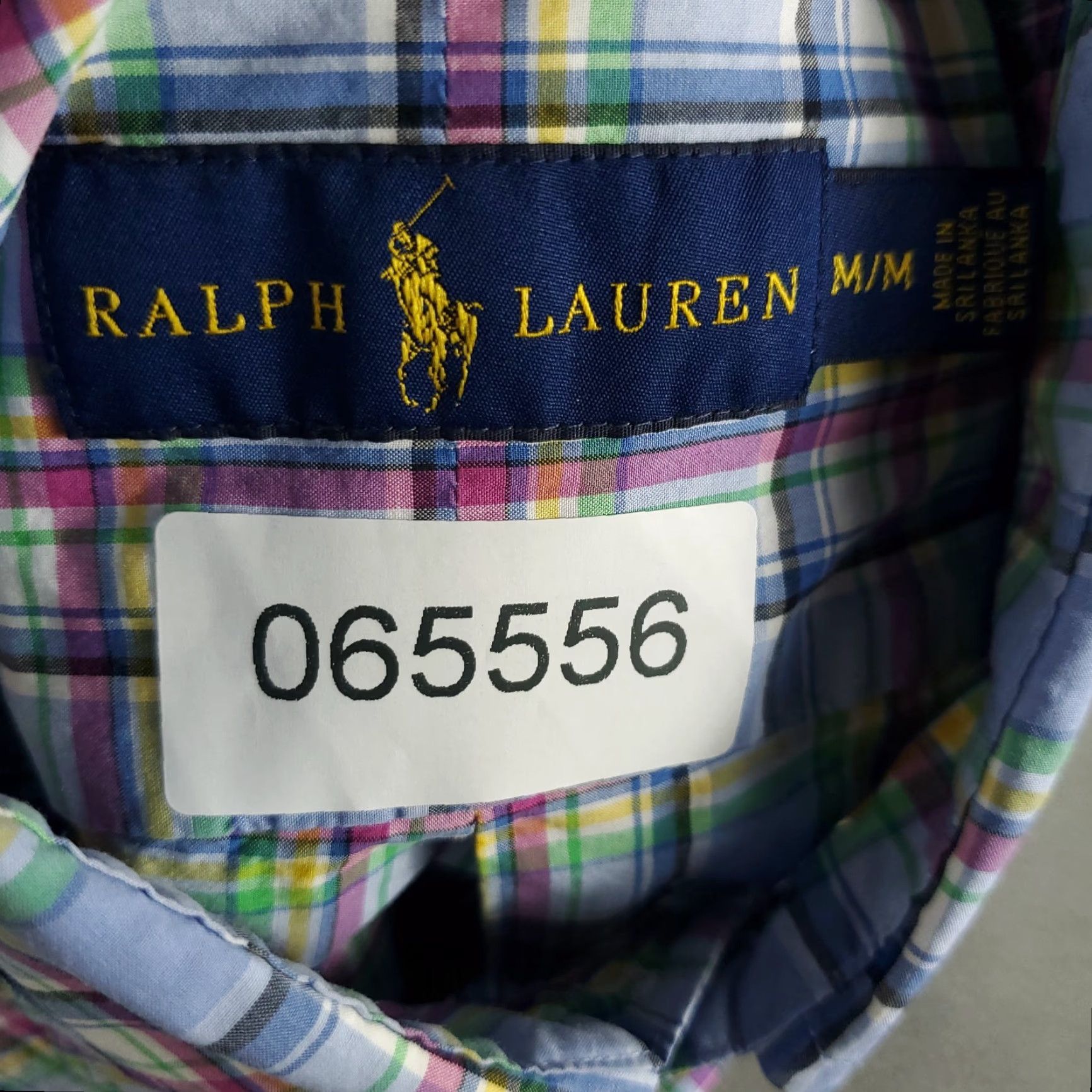 Ralph Lauren Ralph Lauren Shirt Mens Medium Blue Plaid Pony Button Up Short Sleeve Size US M / EU 48-50 / 2 - 7 Thumbnail