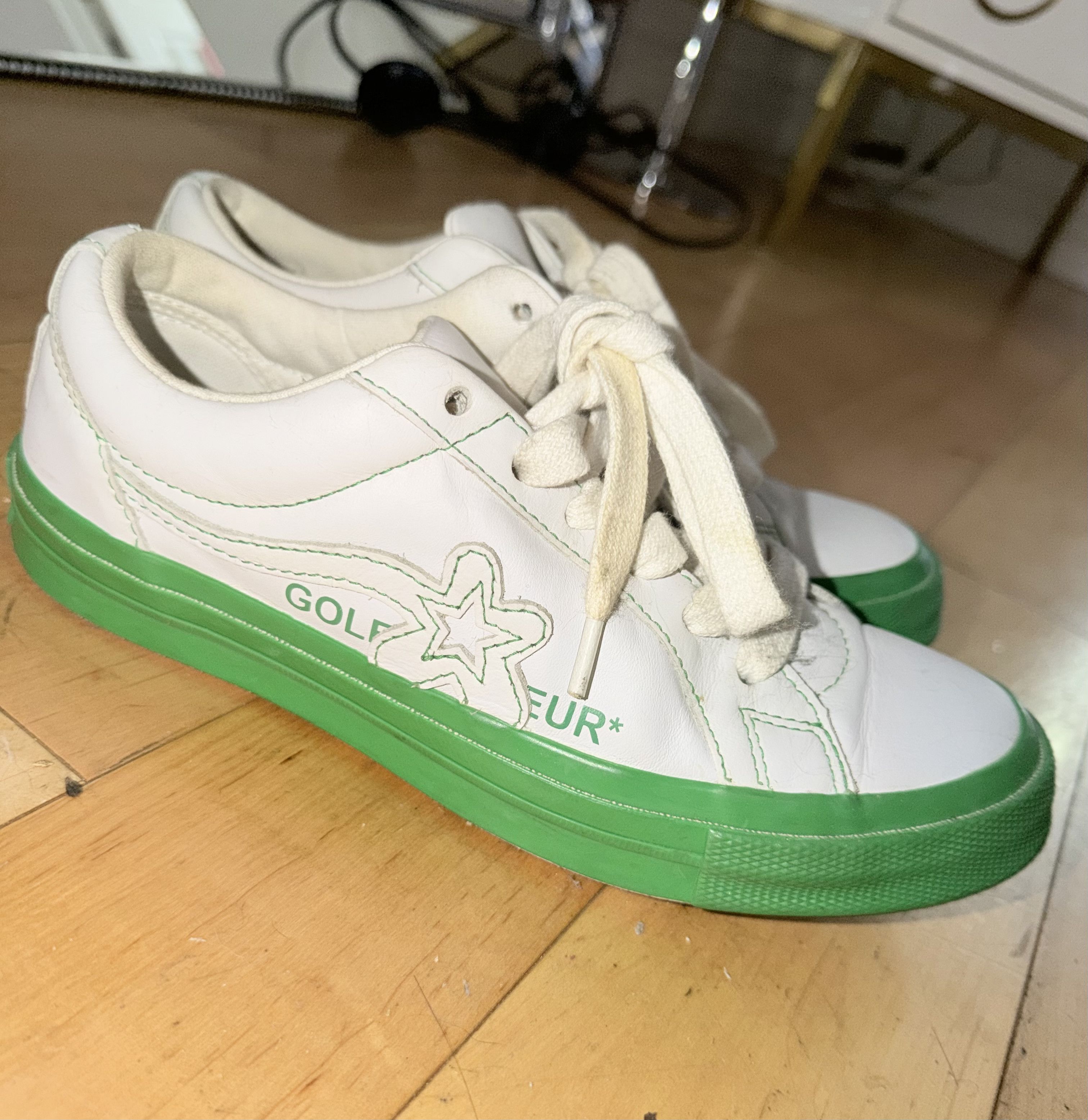 Golf le Fleur Golf Le Fleur x Converse One Star Ox 'Kelly Green' Size US 5 / EU 37 - 3 Thumbnail
